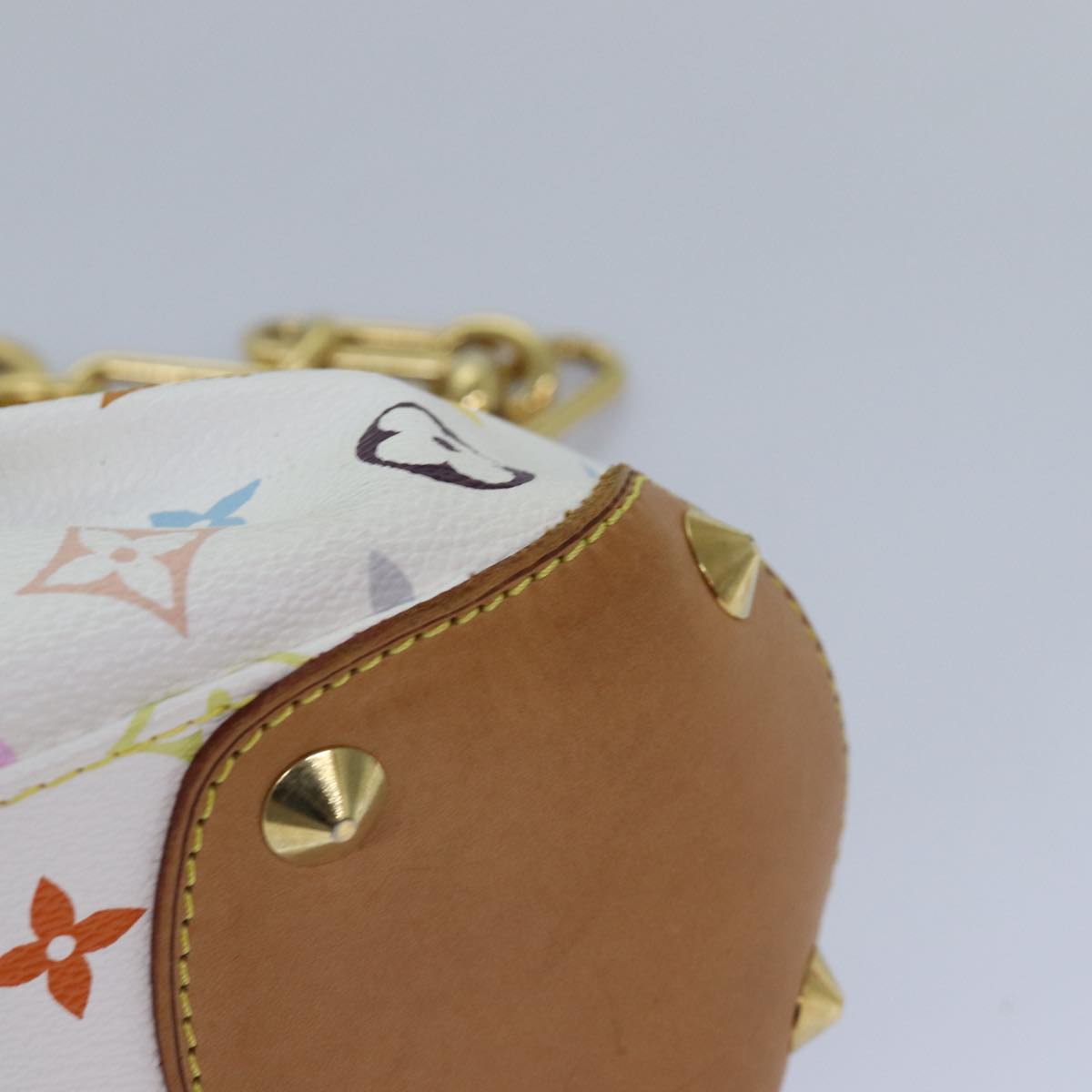 LOUIS VUITTON Monogram Multicolor Judy PM Bag White M40257 LV ar12108A