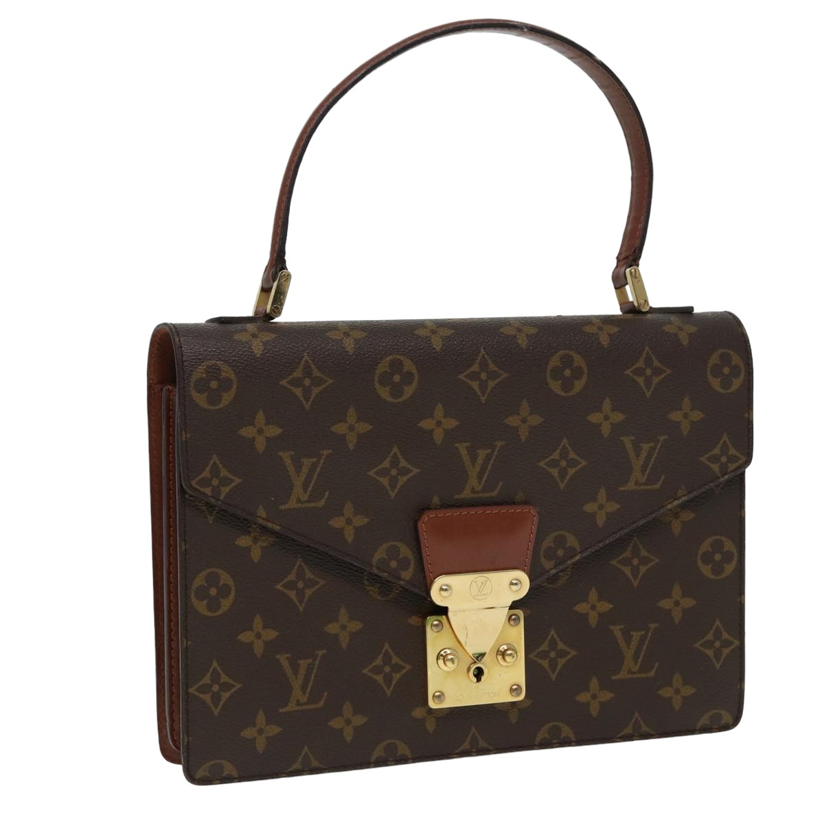 LOUIS VUITTON Monogram Concorde Hand Bag M51190 LV ar12123