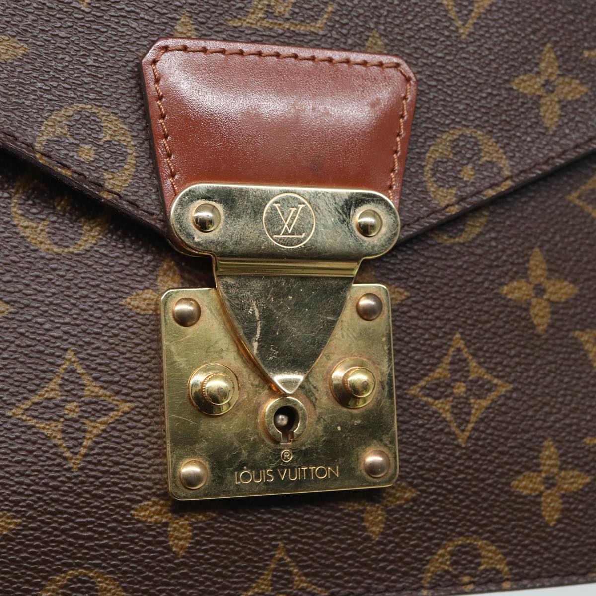 LOUIS VUITTON Monogram Concorde Hand Bag M51190 LV ar12123