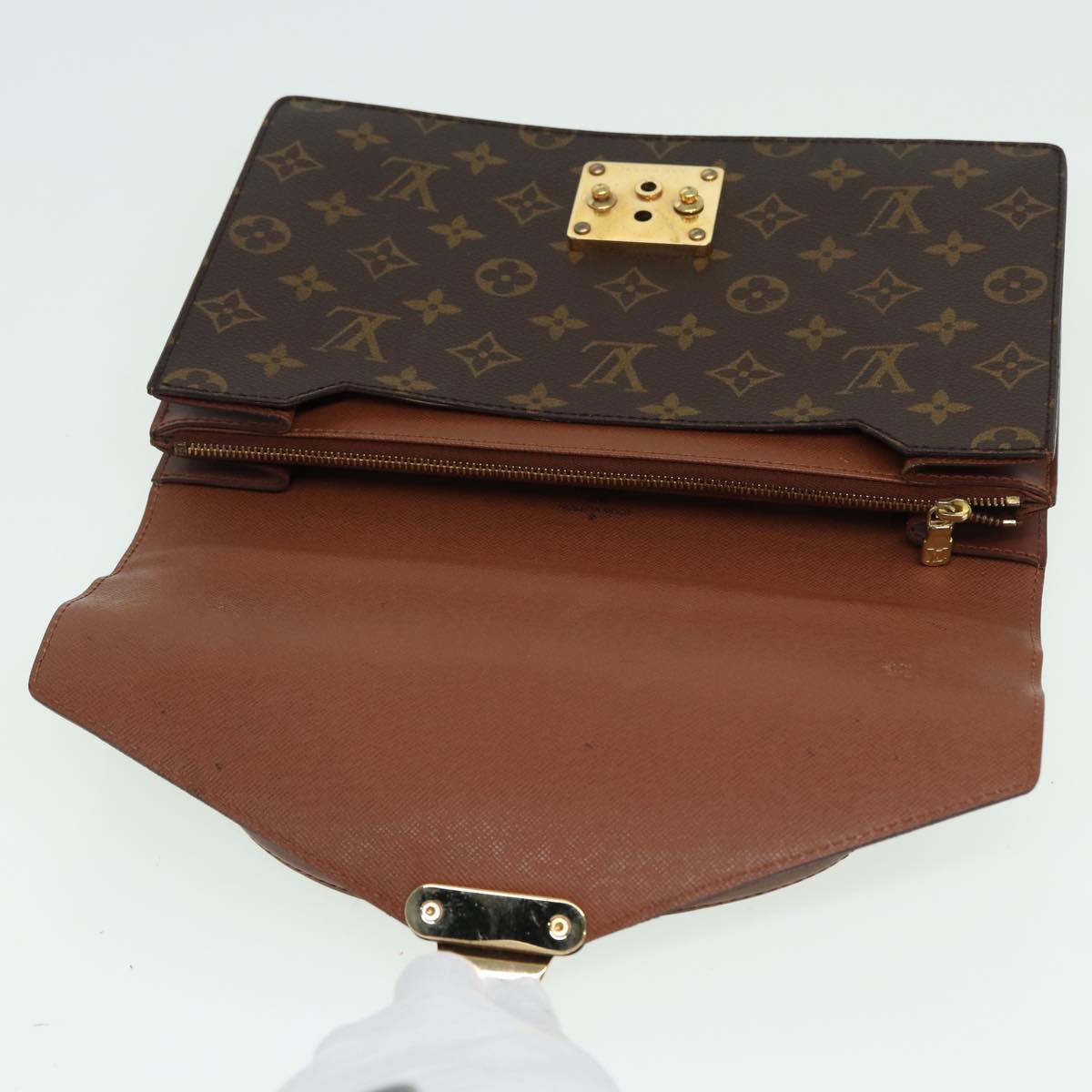 LOUIS VUITTON Monogram Concorde Hand Bag M51190 LV ar12123