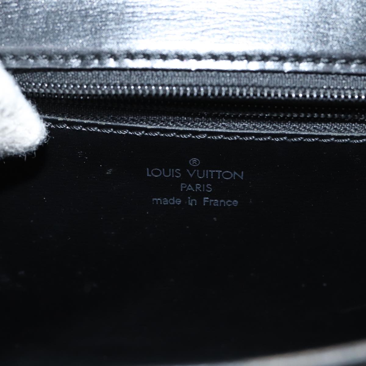 LOUIS VUITTON Epi Clutch Arsch Shoulder Bag 2way Black M52572 LV ar12129