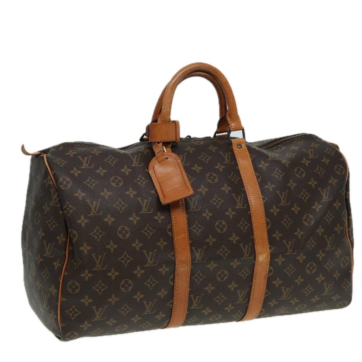 LOUIS VUITTON Monogram Keepall 50 Boston Bag M41426 LV ar12132