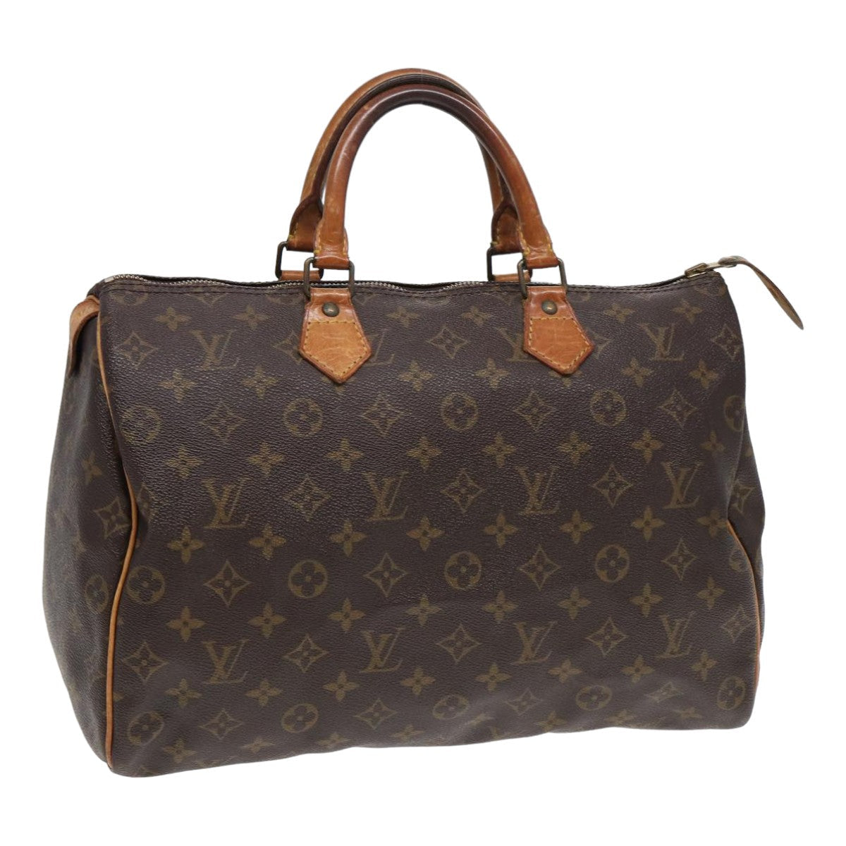 LOUIS VUITTON Monogram Speedy 35 Hand Bag M41524 LV ar12190