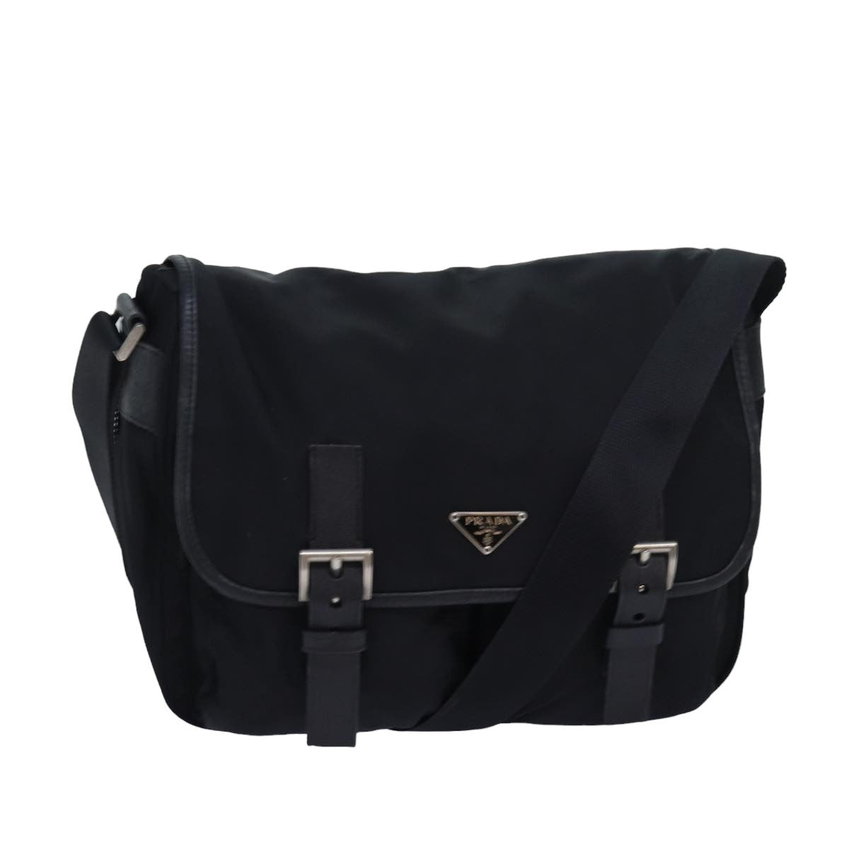 Luxury Prada Shoulder Bag Nylon Black  ar12203