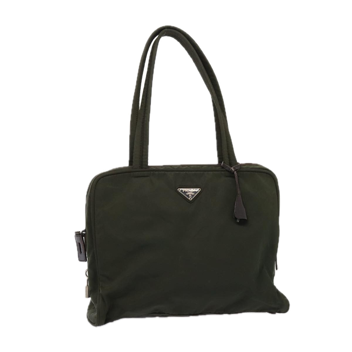 Luxury Prada Tote Bag Nylon Khaki  ar12204