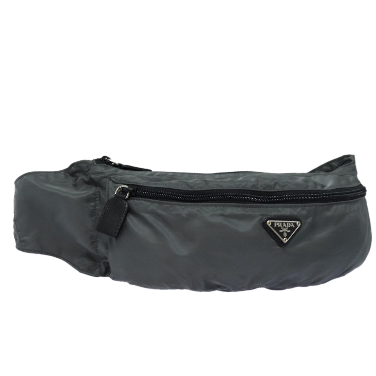 Luxury Prada Waist bag Nylon Gray  ar12207
