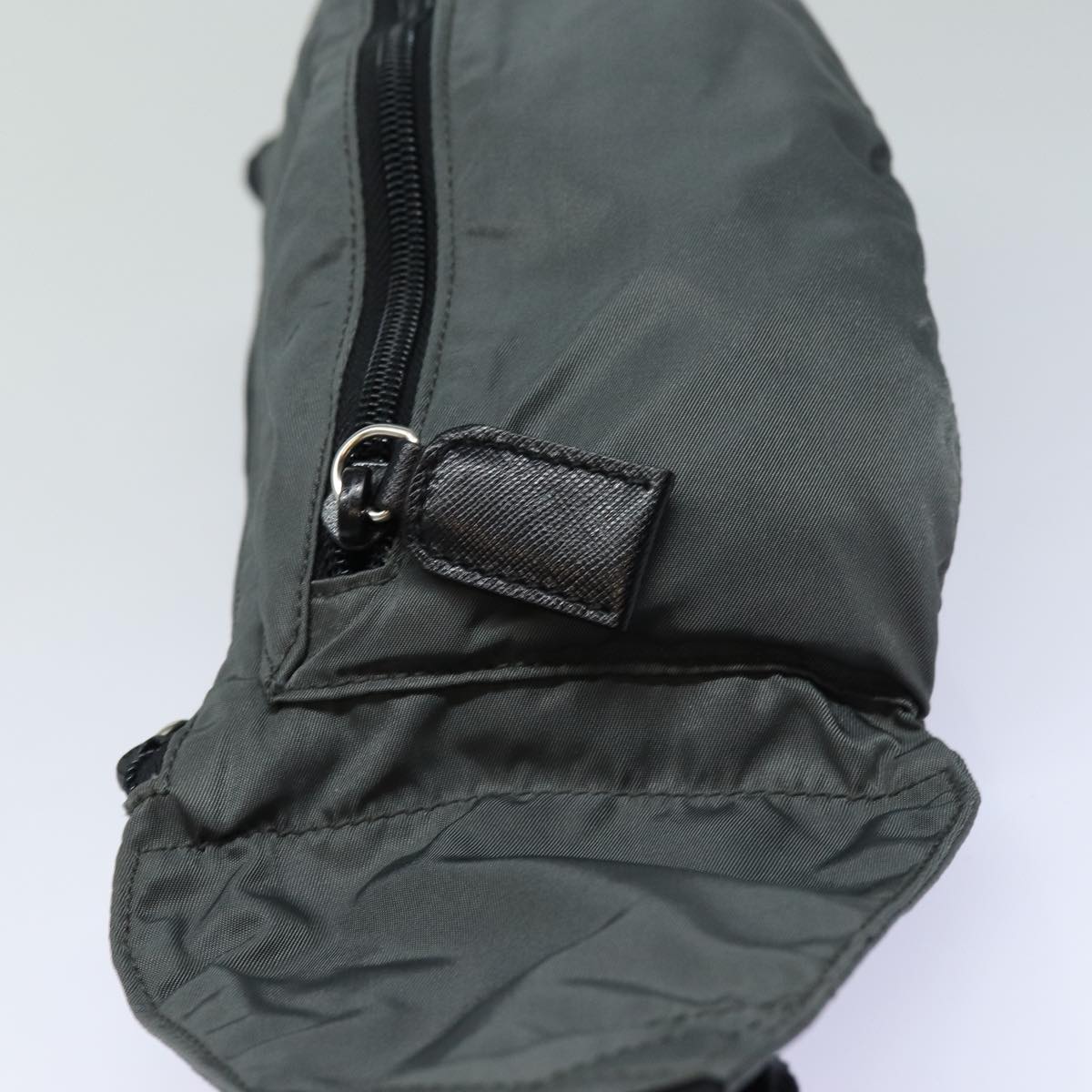 Luxury Prada Waist bag Nylon Gray  ar12207