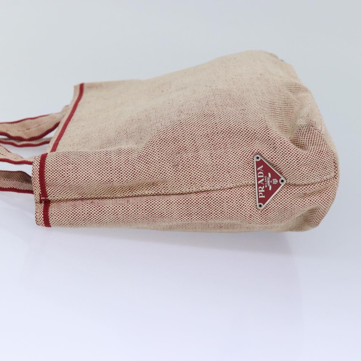 Luxury Prada Hand Bag Canvas Beige  ar12209