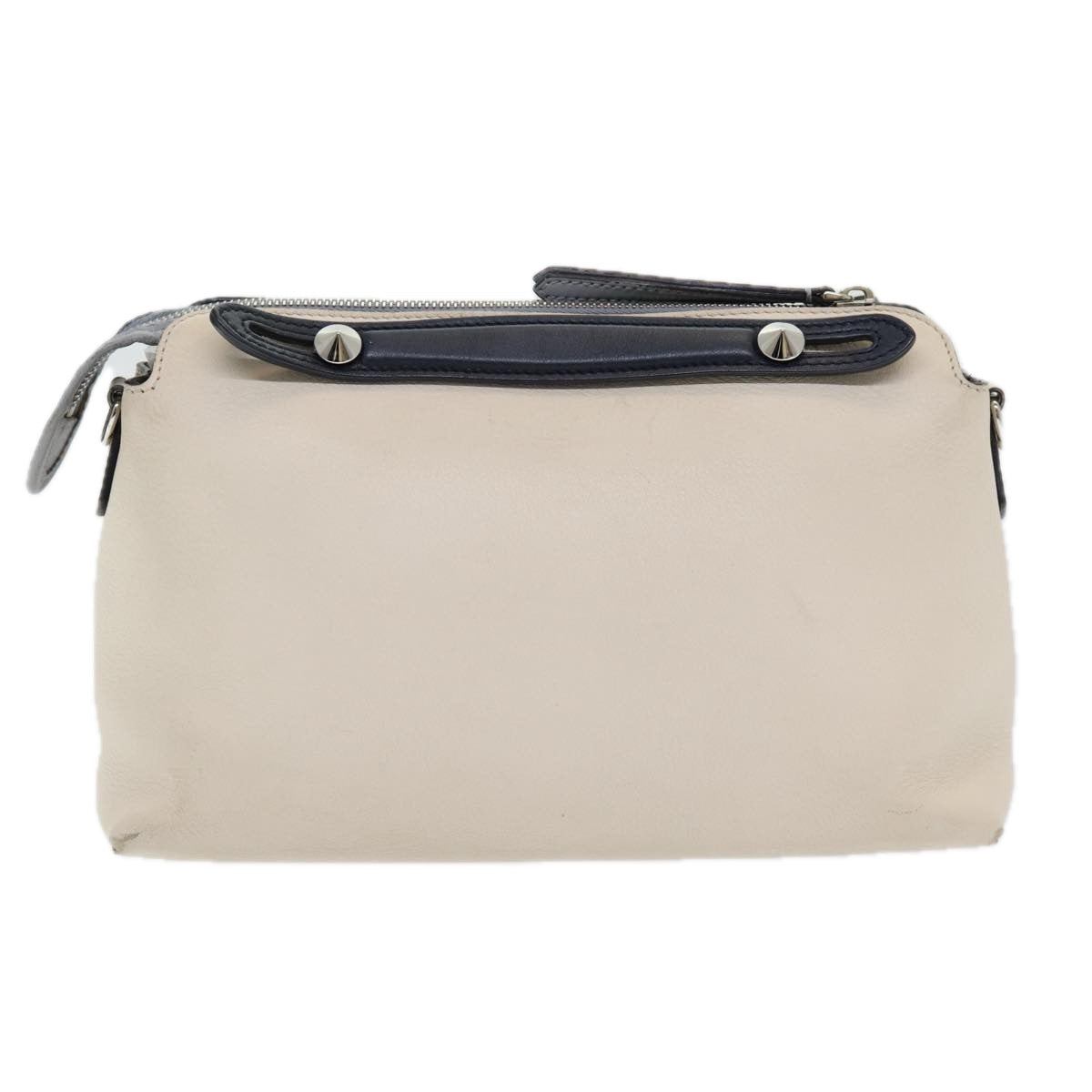 Luxury Fendi Hand Bag Leather Beigear12221