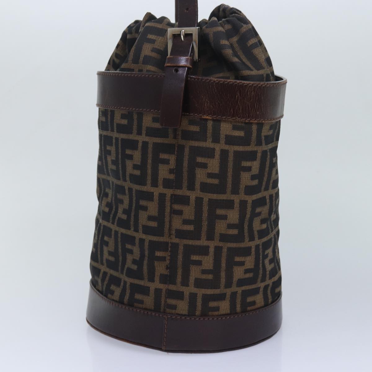 Luxury Fendi Zucca Canvas Hand Bag Brown Khakiar12224