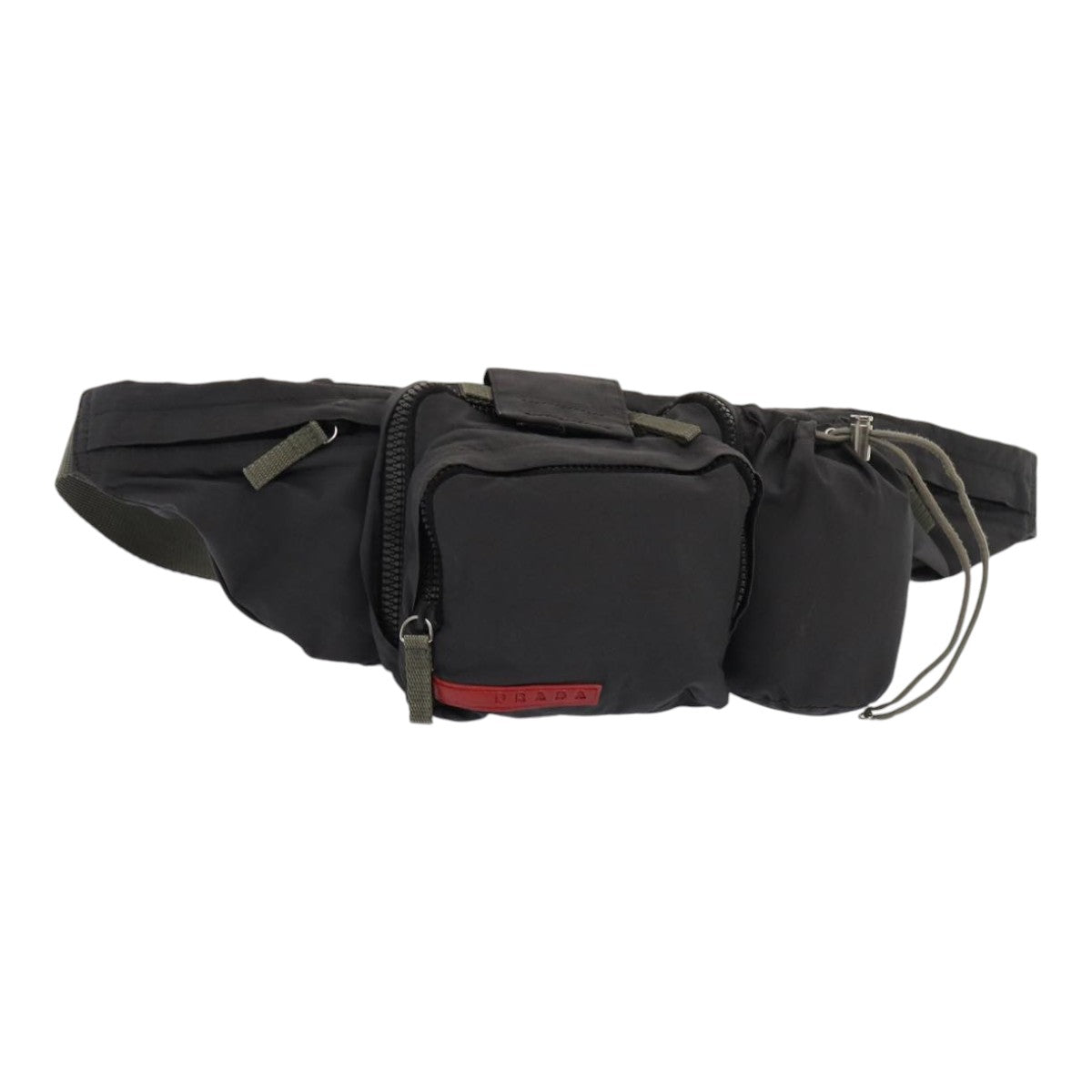 Luxury Prada Sports Waist bag Nylon Gray  ar12260