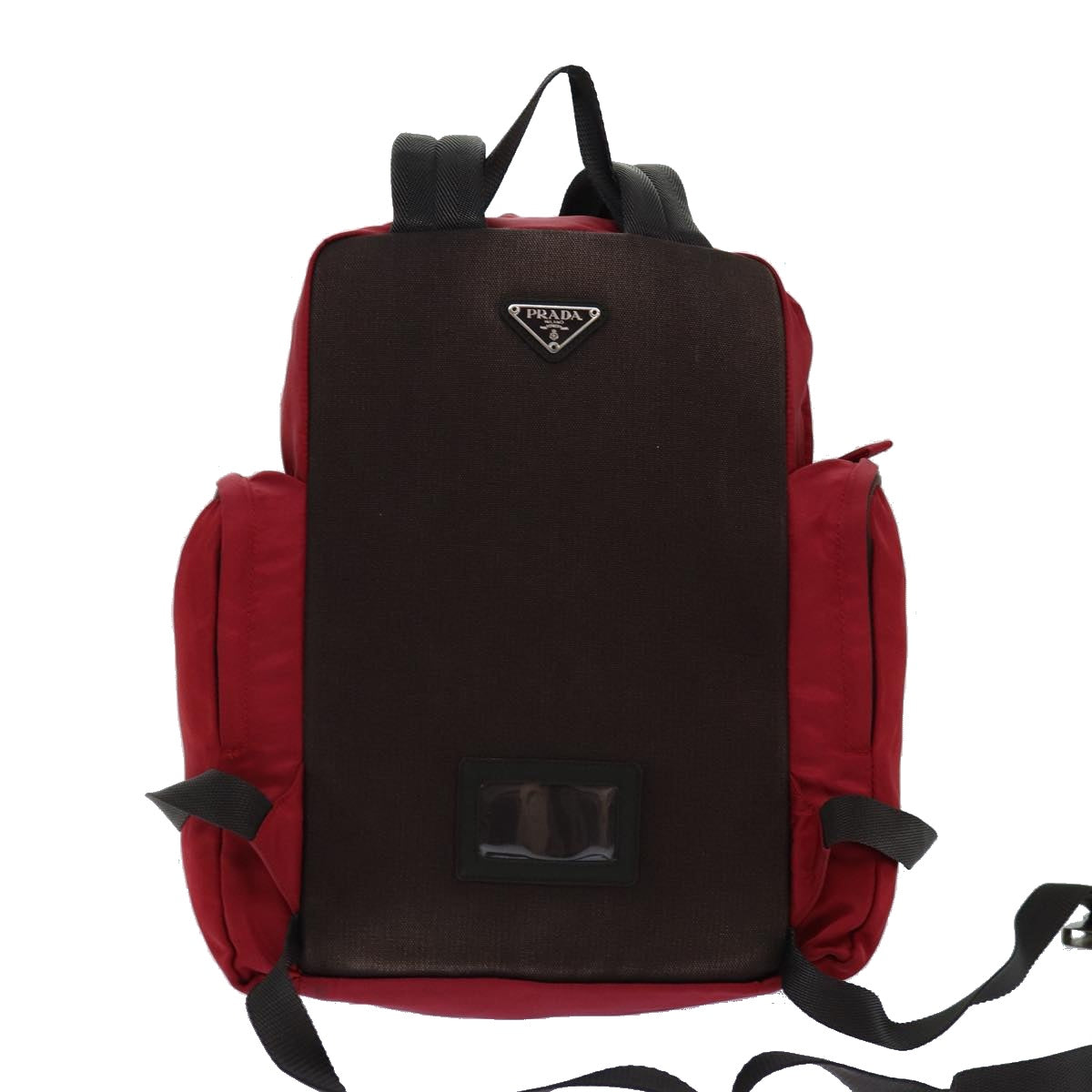 Luxury Prada Backpack Nylon Red  ar12280