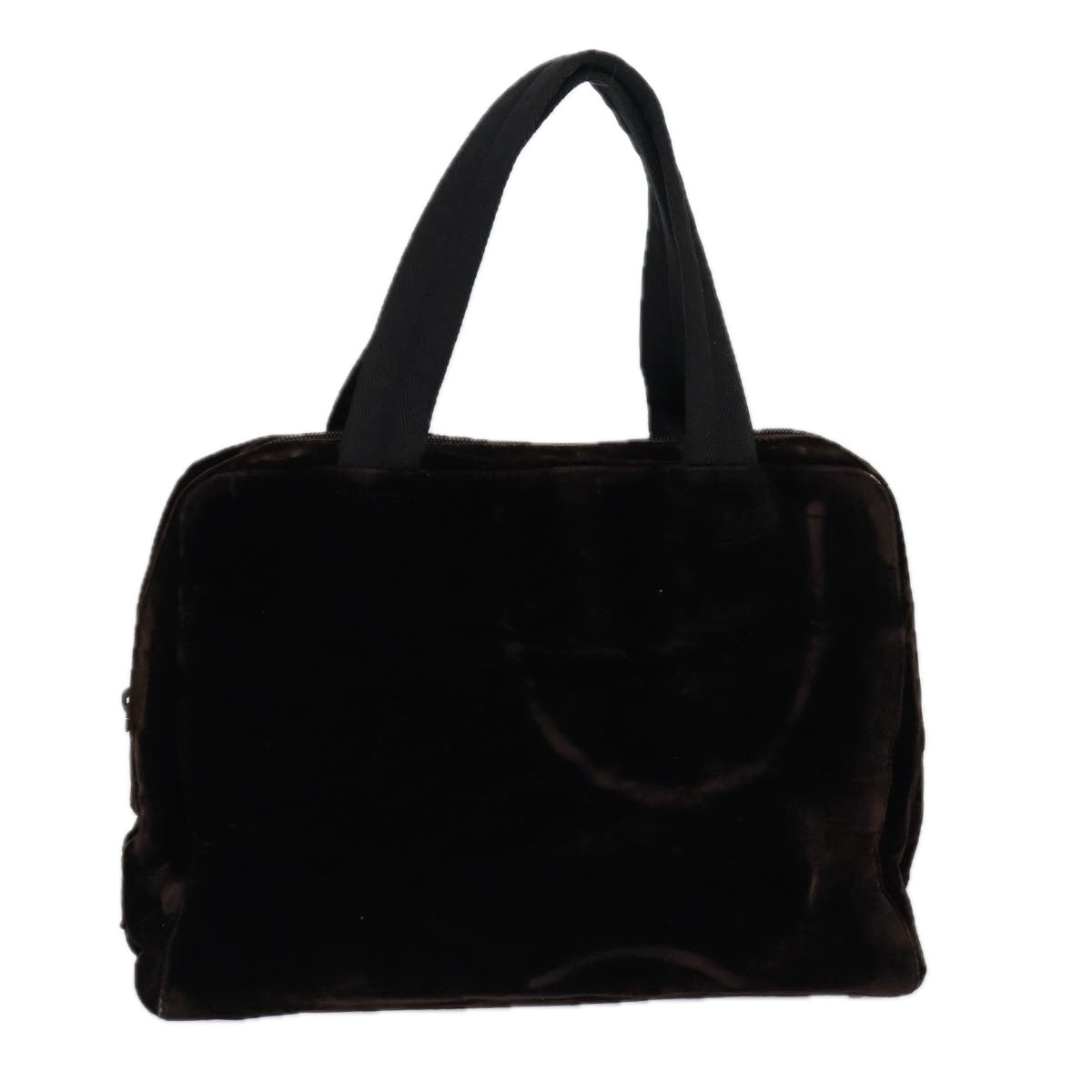 Luxury Prada Hand Bag Velor Brown  ar12282