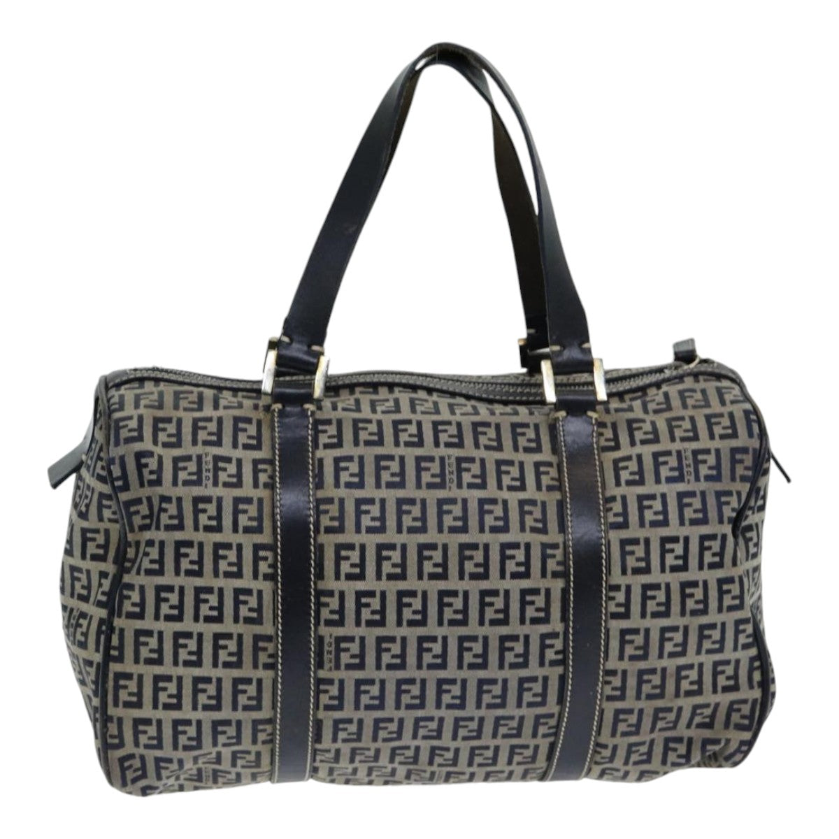 Luxury Fendi Zucchino Canvas Hand Bag Navyar12302
