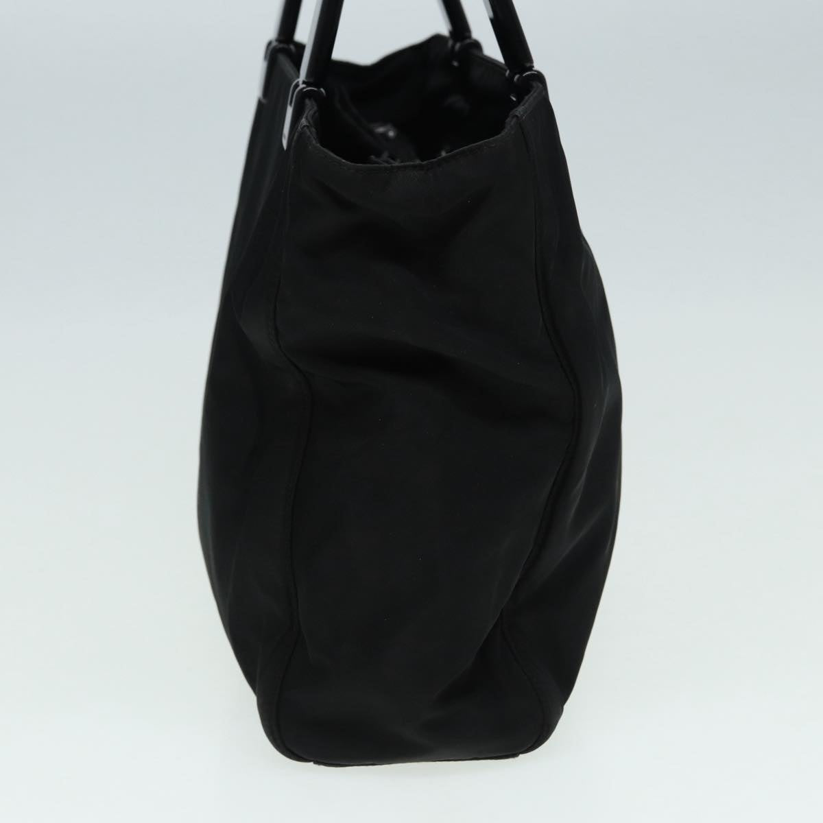Luxury Prada Hand Bag Nylon Black Silver  ar12363