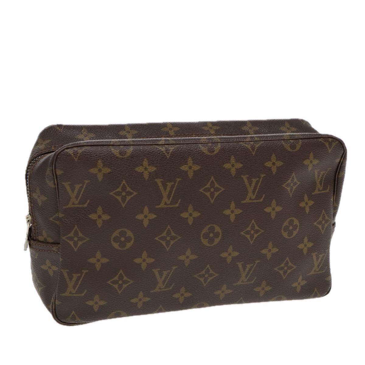 LOUIS VUITTON Monogram Trousse Toilette 28 Clutch Bag M47522 LV ar12380