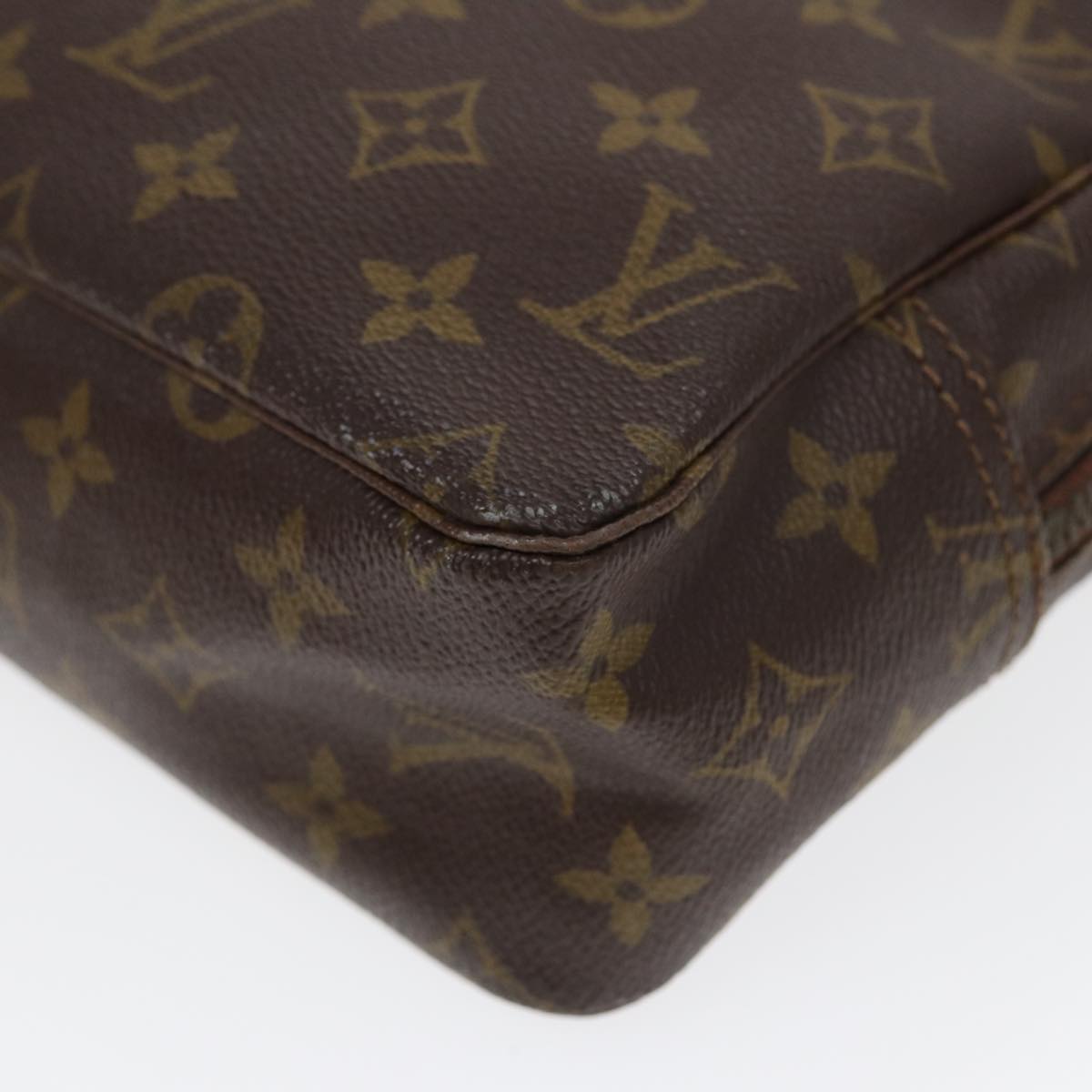 LOUIS VUITTON Monogram Trousse Toilette 28 Clutch Bag M47522 LV ar12380