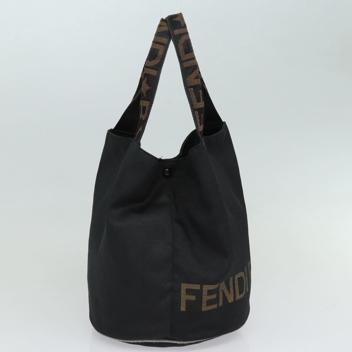 Luxury Fendi Hand Bag Nylon Black Goldar12398