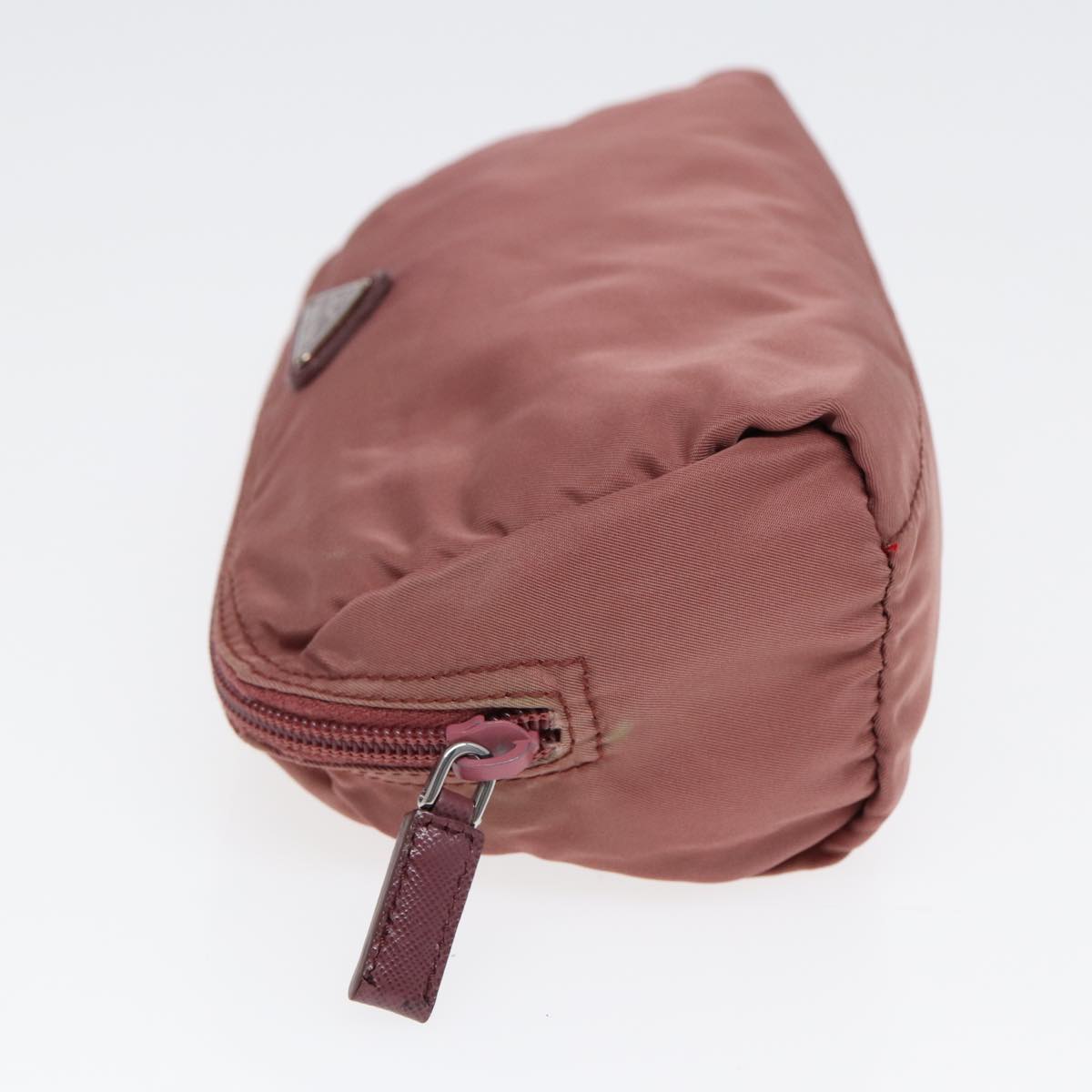 Luxury Prada Pouch Nylon Silver Pink  ar12419