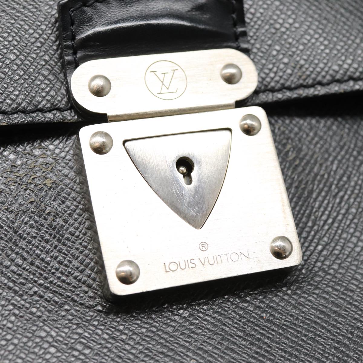 LOUIS VUITTON Taiga Robusto 3 Business Bag Ardoise M31032 LV ar12432