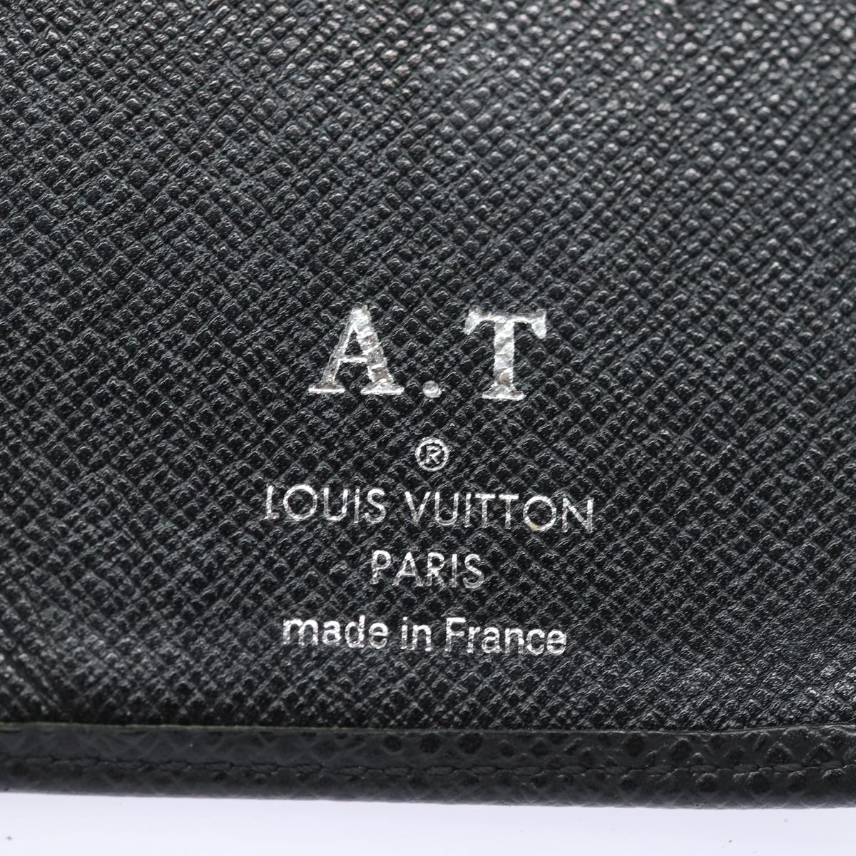 LOUIS VUITTON Taiga Wallet 2Set Black LV ar12458