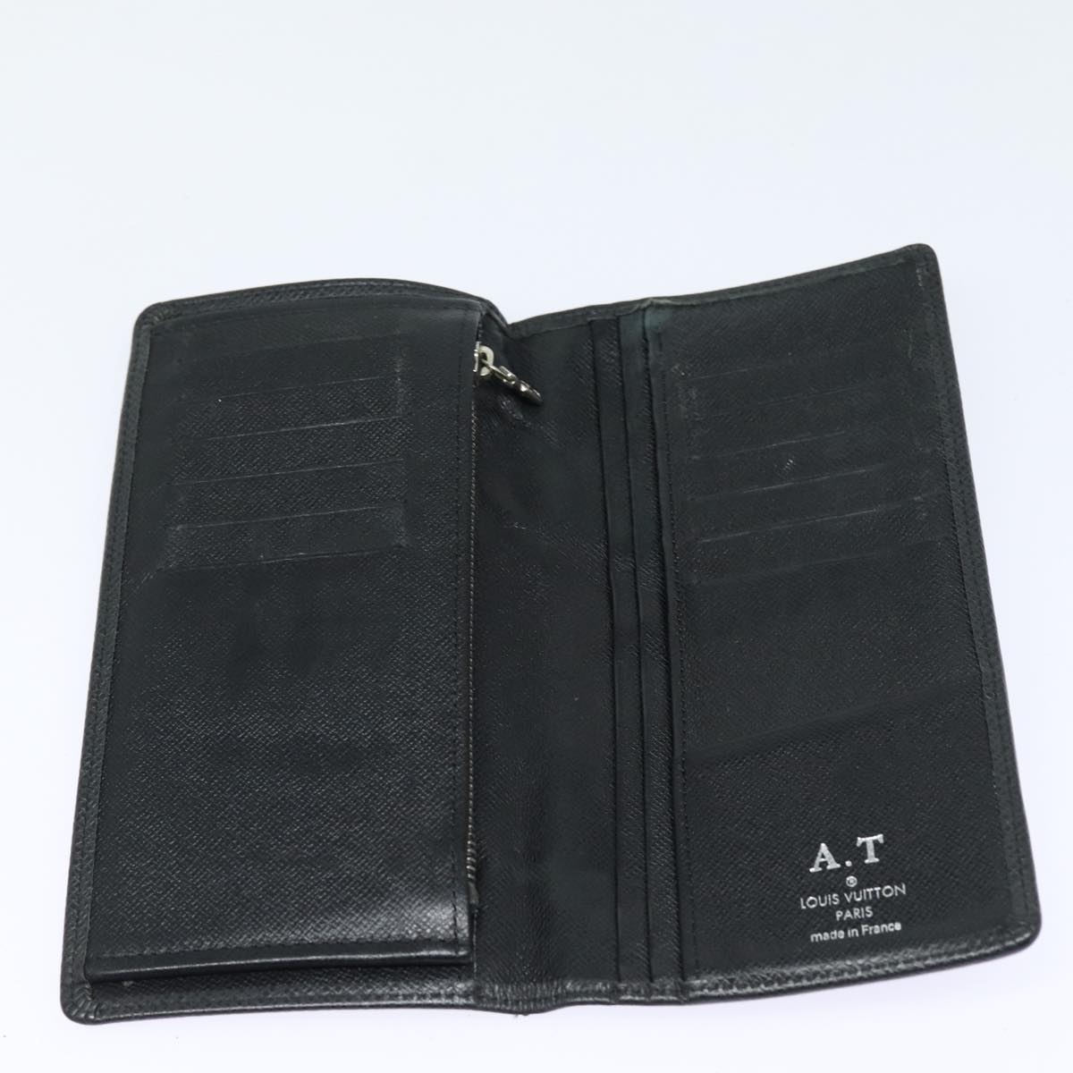 LOUIS VUITTON Taiga Wallet 2Set Black LV ar12458