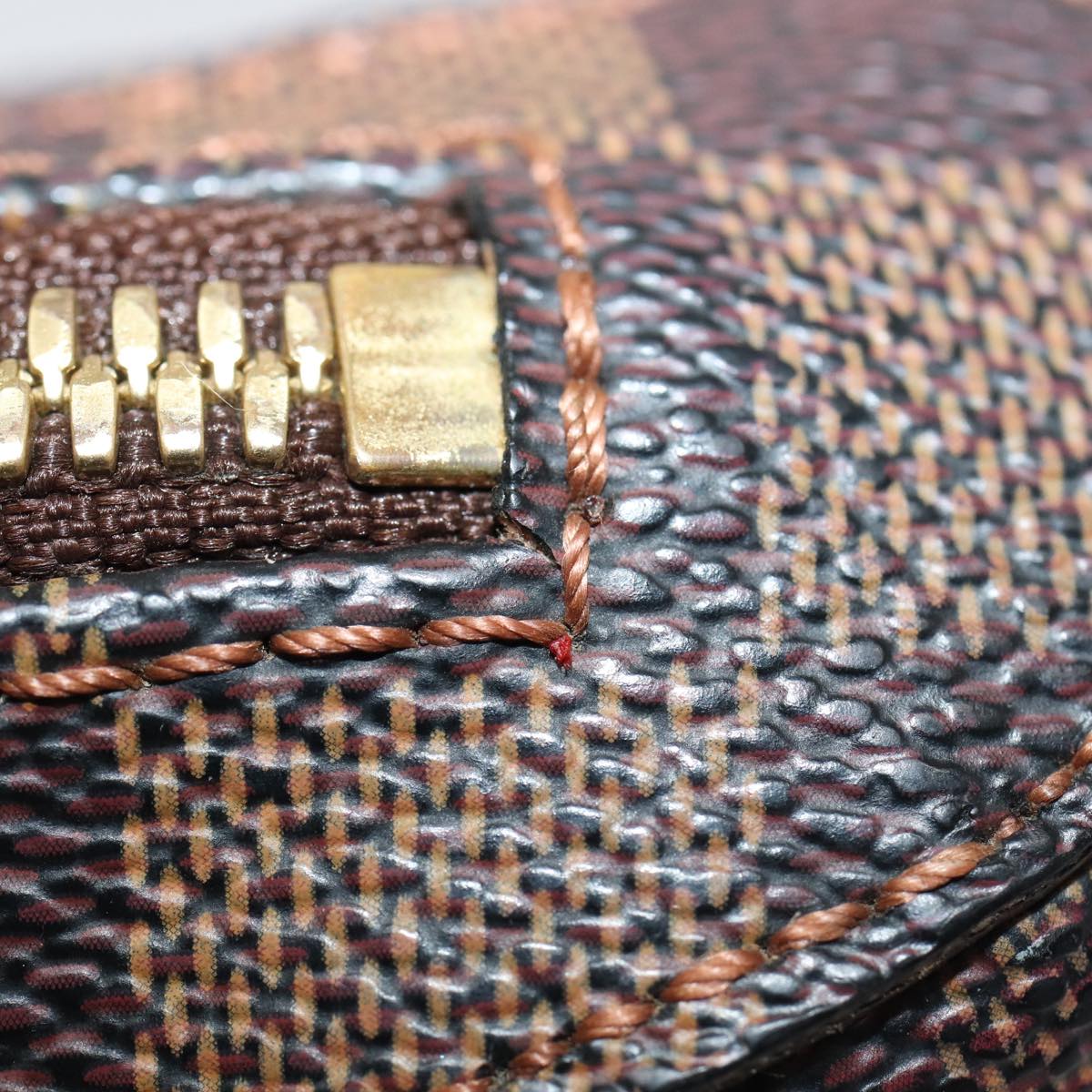 LOUIS VUITTON Damier Ebene Geronimos Shoulder Bag Vintage N51994 LV ar12472