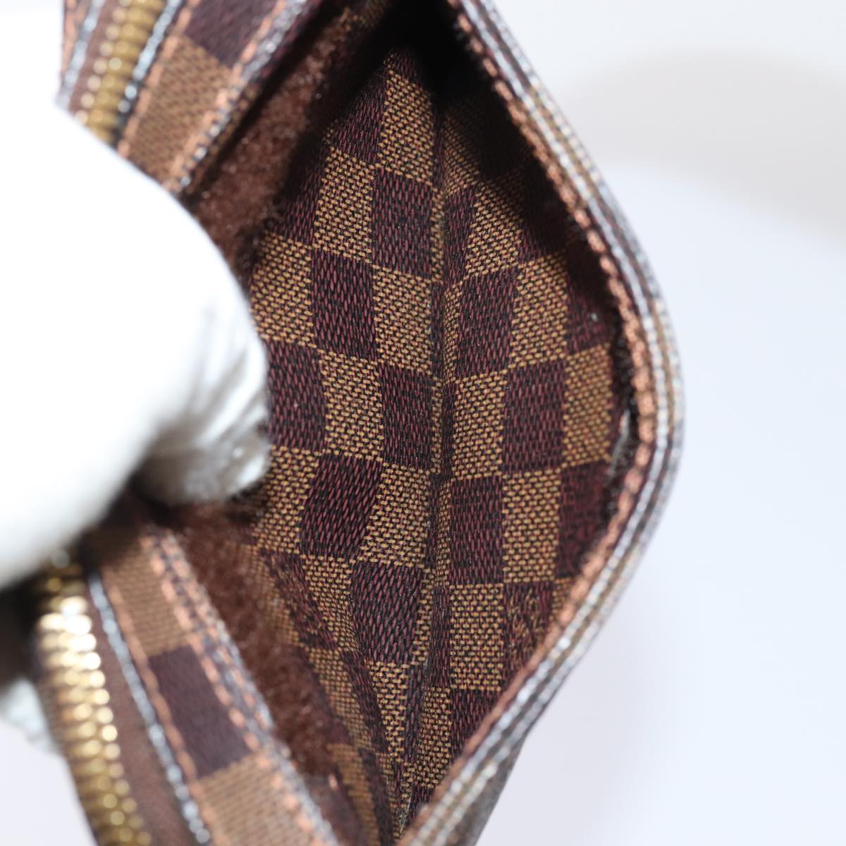 LOUIS VUITTON Damier Ebene Geronimos Shoulder Bag Vintage N51994 LV ar12472