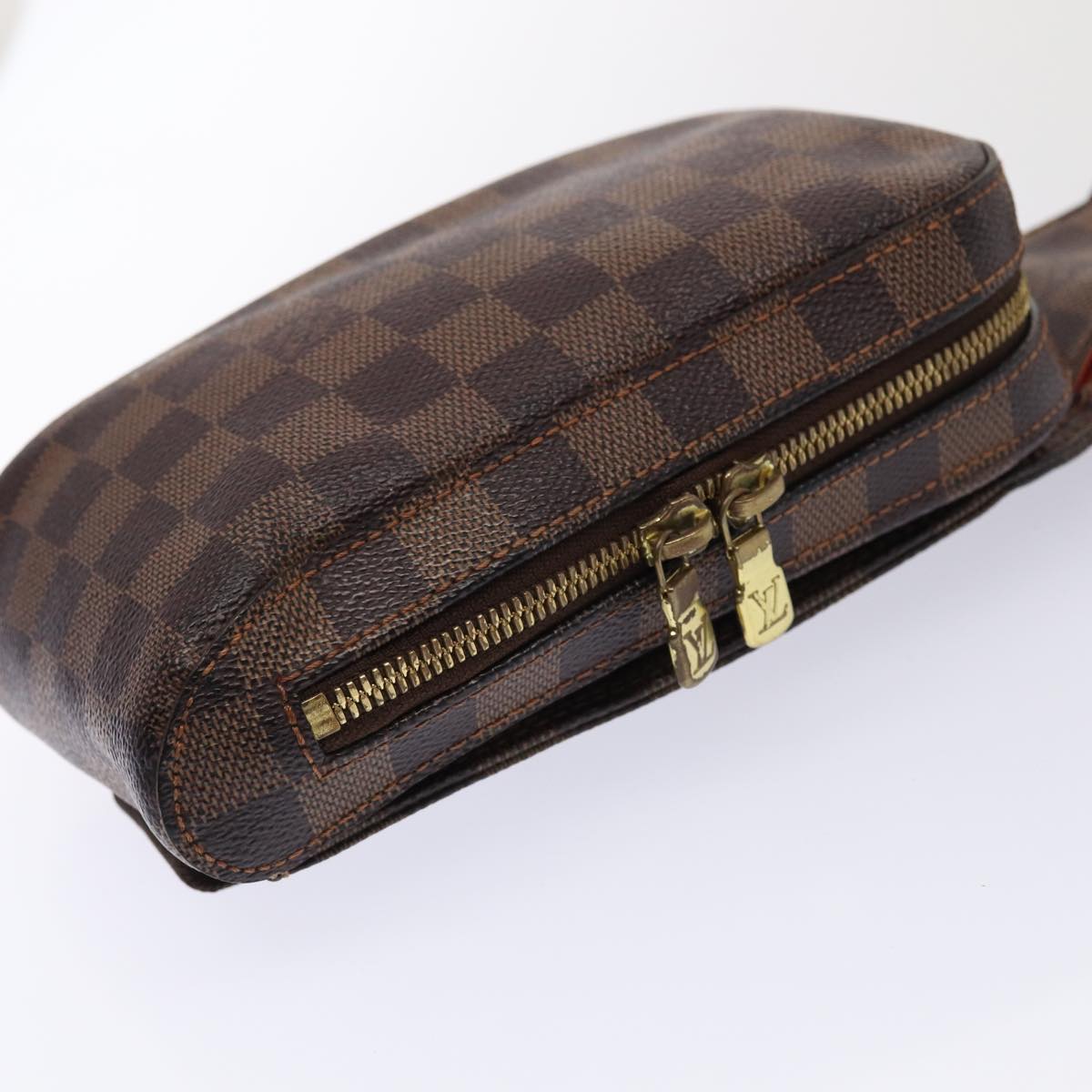LOUIS VUITTON Damier Ebene Geronimos Shoulder Bag Vintage N51994 LV ar12472