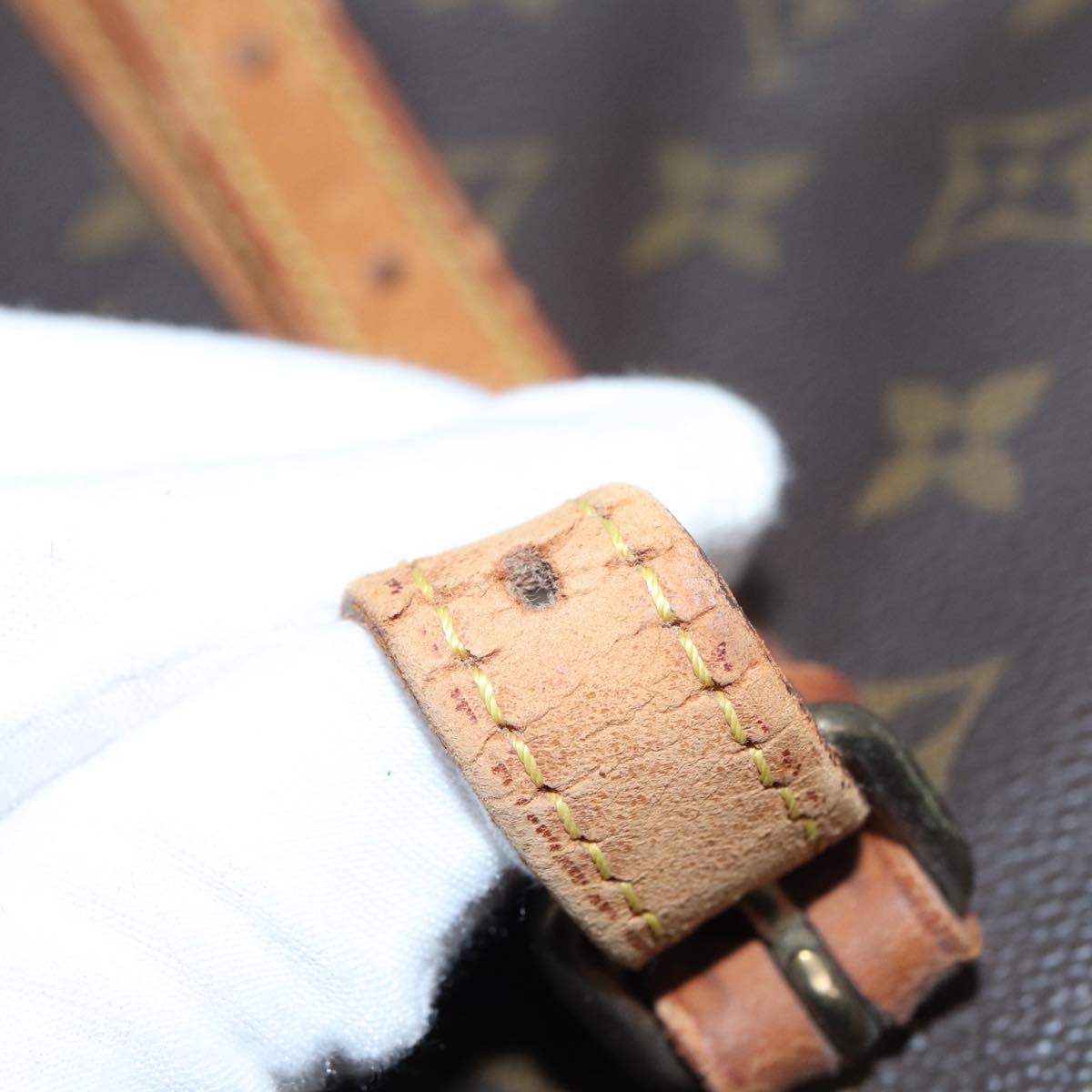 LOUIS VUITTON Monogram Bucket GM Shoulder Bag Vintage M42236 LV ar12502