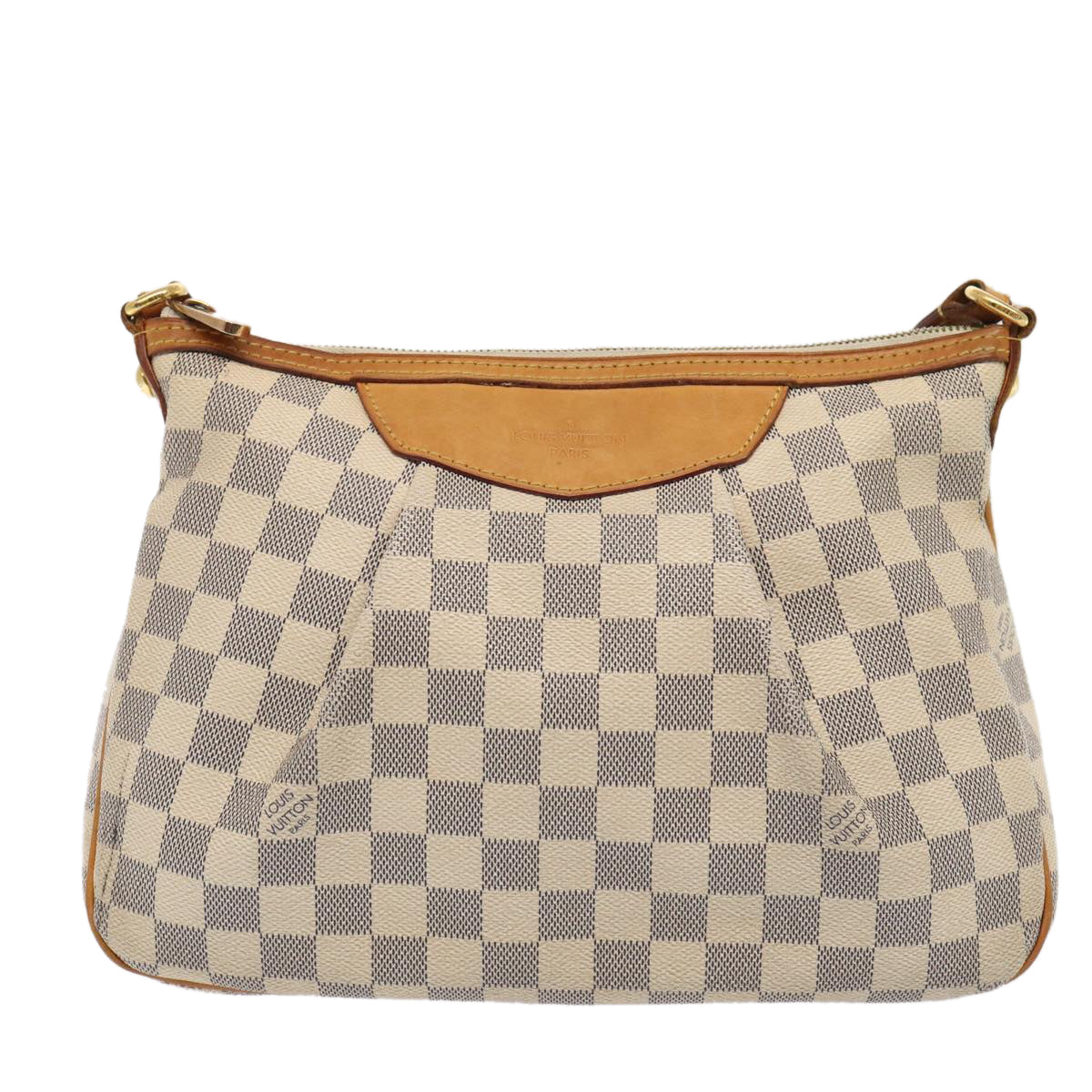 LOUIS VUITTON Damier Azur Siracusa PM Shoulder Bag N41113 LV ar12518