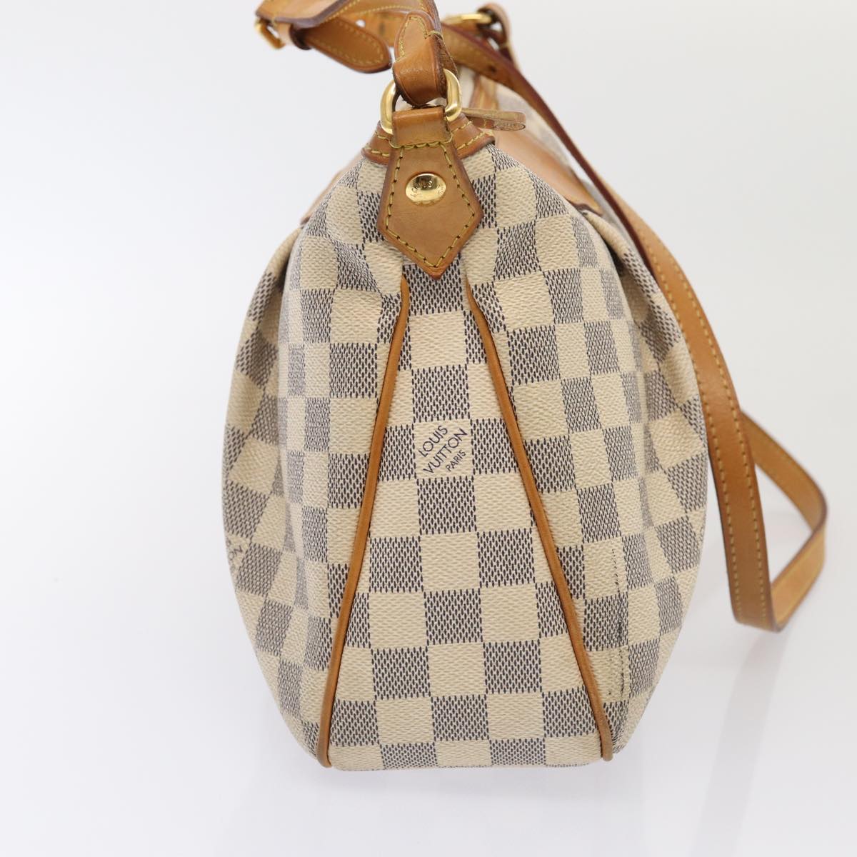 LOUIS VUITTON Damier Azur Siracusa PM Shoulder Bag N41113 LV ar12518