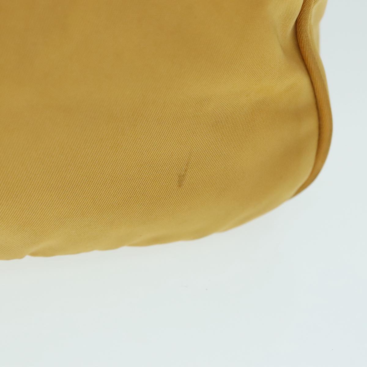 Luxury Prada Mini Hand Bag Nylon Yellow Silver  ar12534