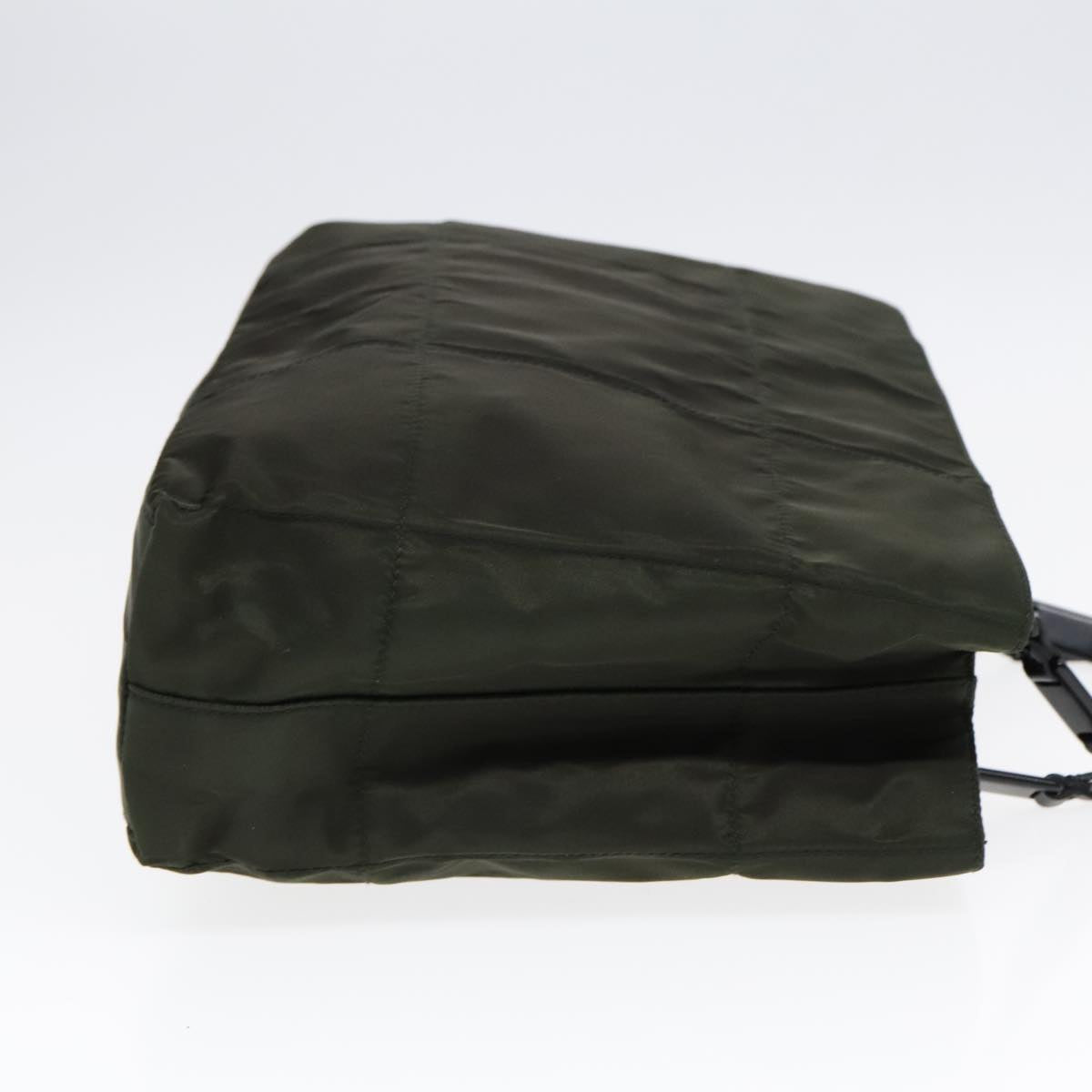 Luxury Prada Shoulder Bag Nylon Green Silver  ar12552