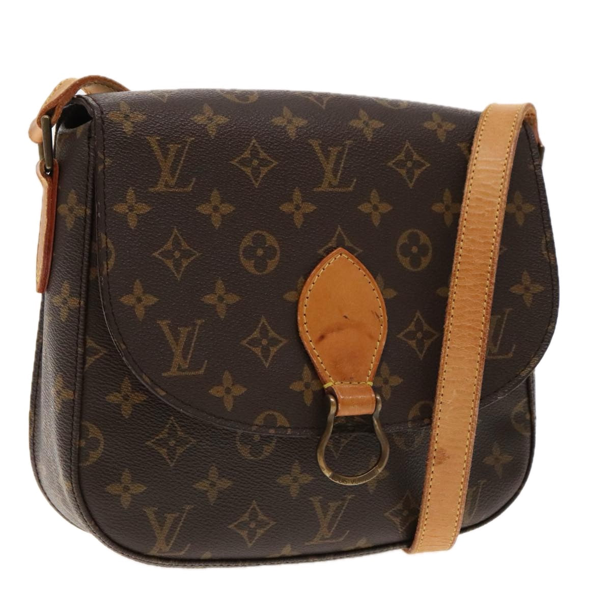 LOUIS VUITTON Monogram Saint Cloud GM Shoulder Bag M51242 LV ar12557