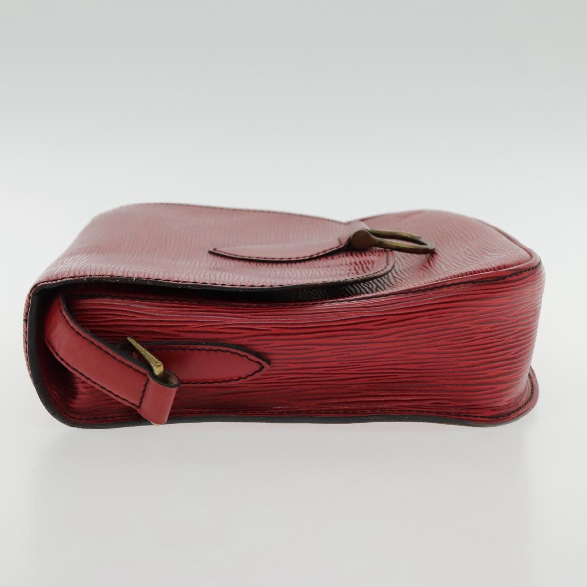 LOUIS VUITTON Epi Saint Cloud GM Shoulder Bag Red M52197 LV ar12586