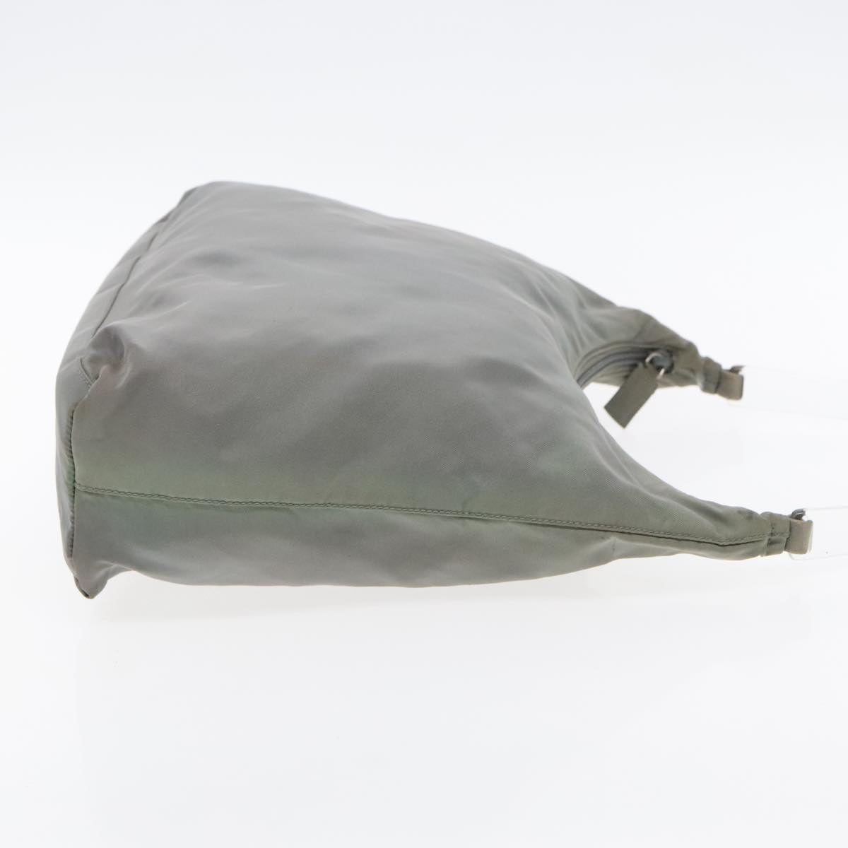 Luxury Prada Shoulder Bag Nylon Gray Silver  ar12690