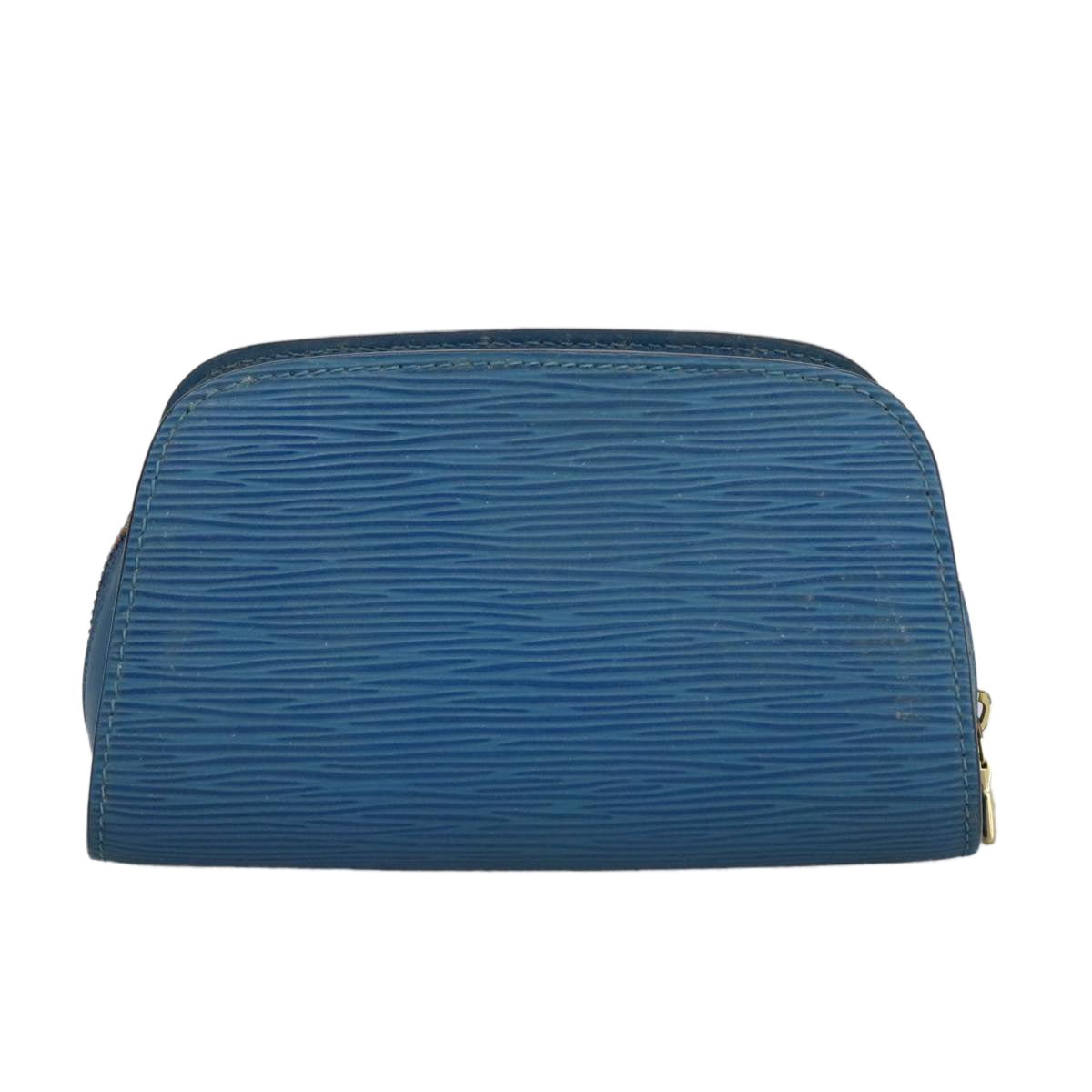 LOUIS VUITTON Epi Dauphine PM Pouch Blue M48445 LV ar12737