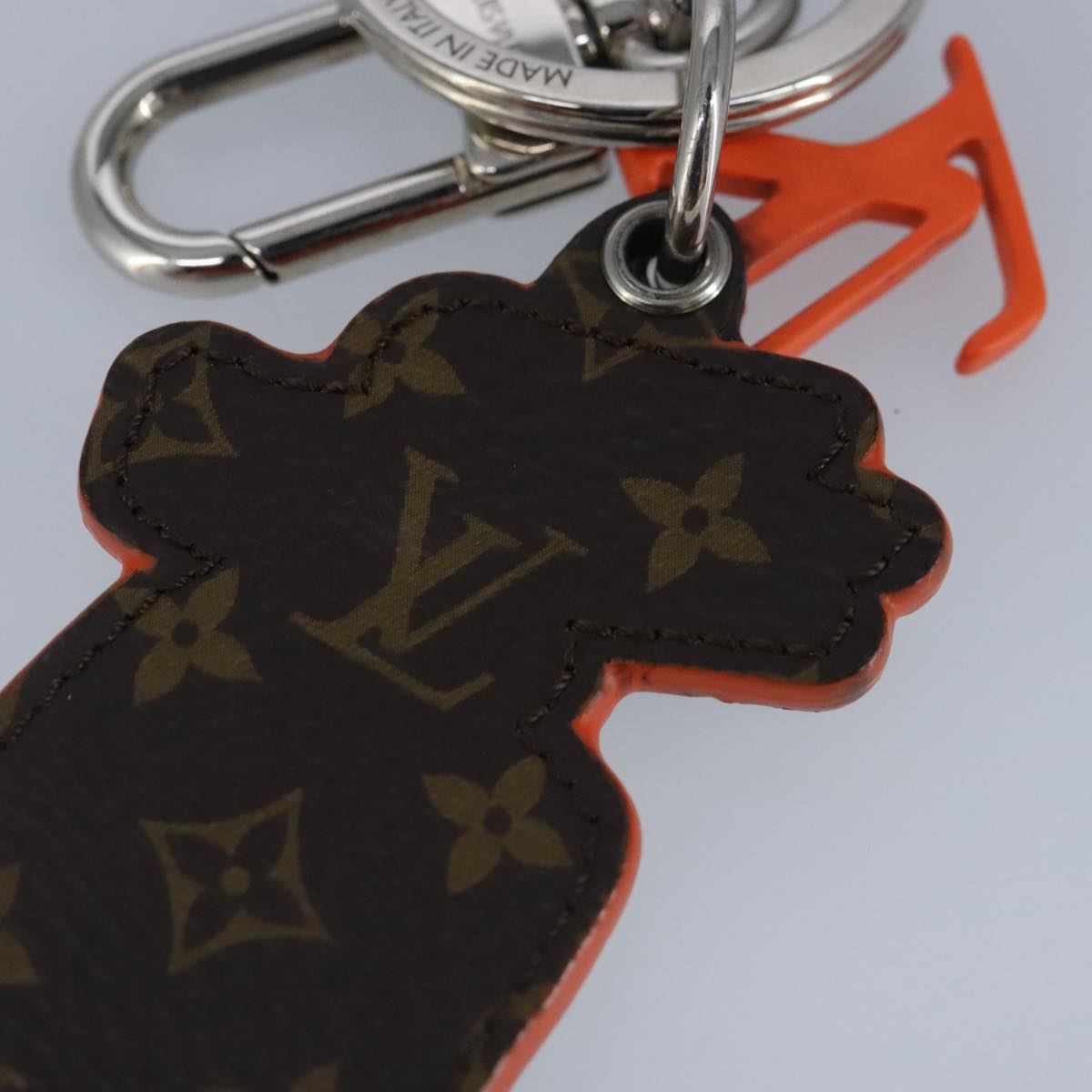 LOUIS VUITTON Monogram Porte Cles LV Wolf Key Holder MP2915 LV ar12761
