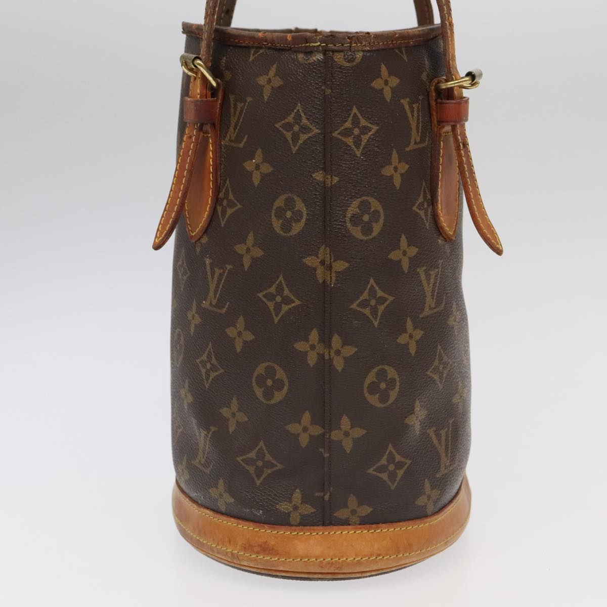 LOUIS VUITTON Monogram Bucket PM Shoulder Bag M42238 LV ar12801