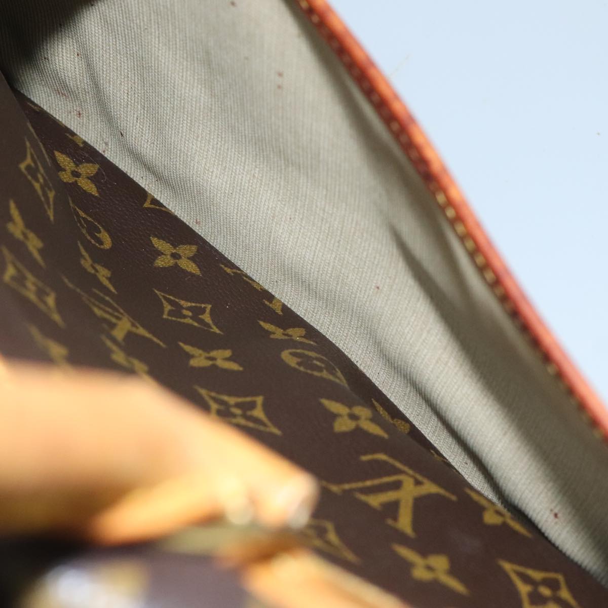 LOUIS VUITTON Monogram Deauville Hand Bag M47270 LV ar12805