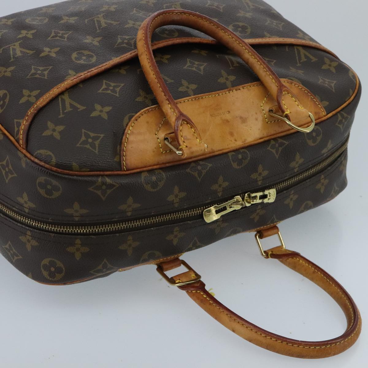 LOUIS VUITTON Monogram Deauville Hand Bag M47270 LV ar12805