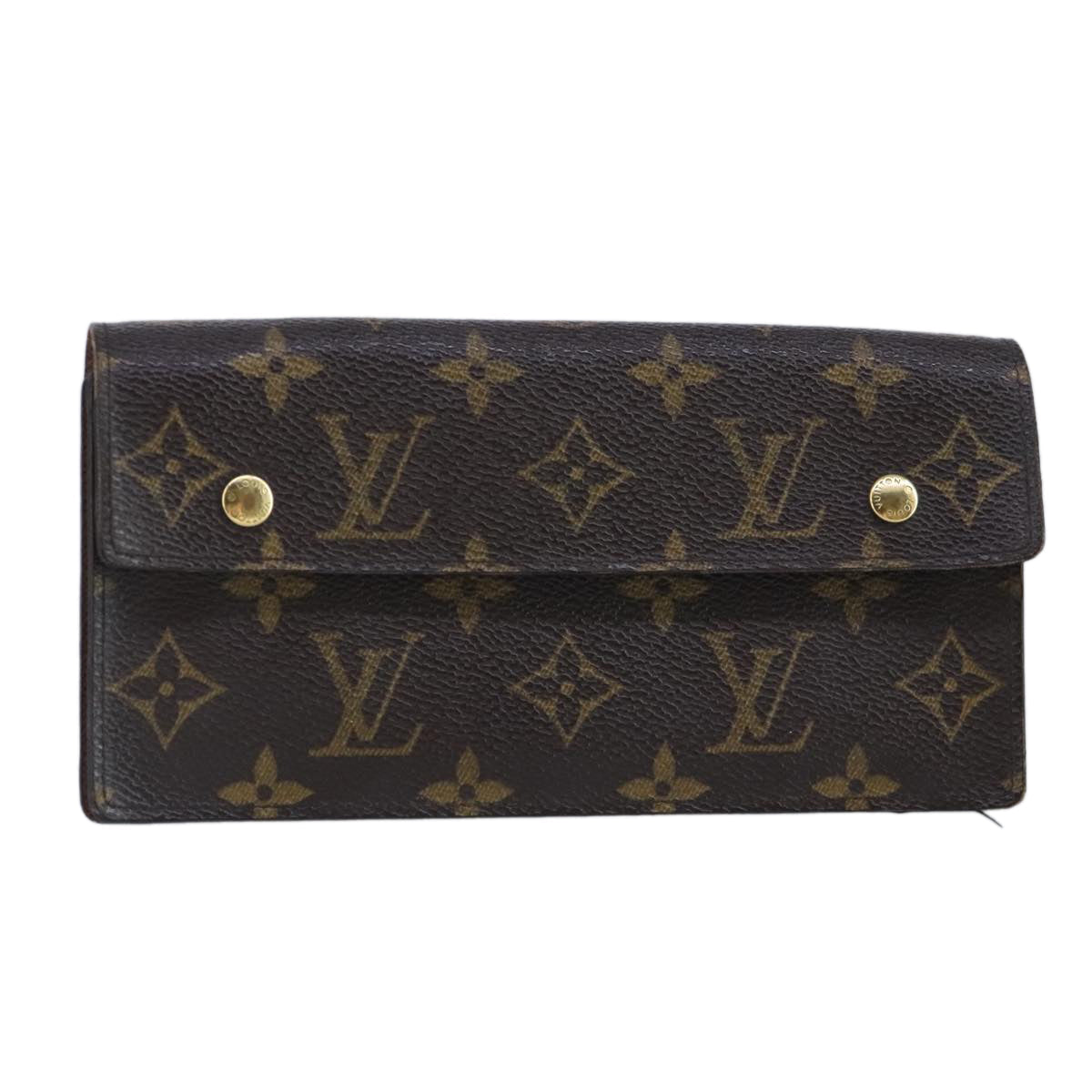 LOUIS VUITTON Monogram Portefeuille Acordion Long Wallet M58008 LV ar12847