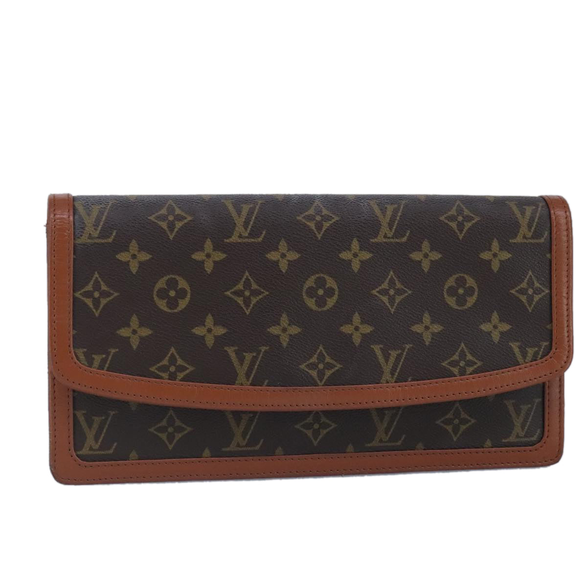 LOUIS VUITTON Monogram Pochette Dam GM Clutch Bag M51810 LV ar12852