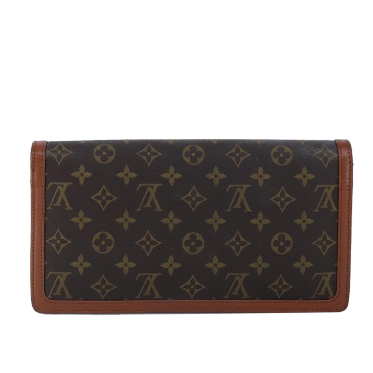 LOUIS VUITTON Monogram Pochette Dam GM Clutch Bag M51810 LV ar12852