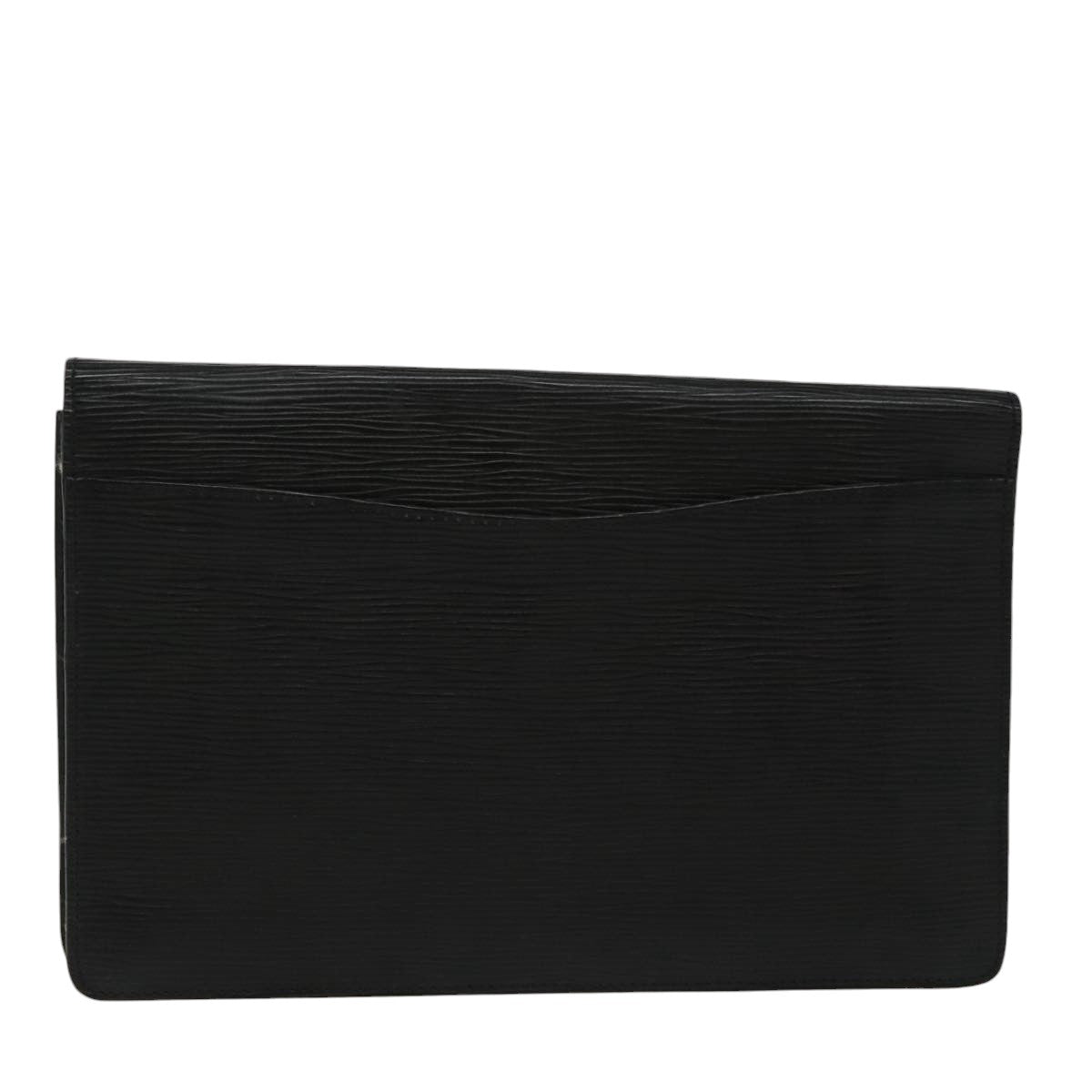 LOUIS VUITTON Epi Montaigne 27 Clutch Bag Black M52652 LV ar12863