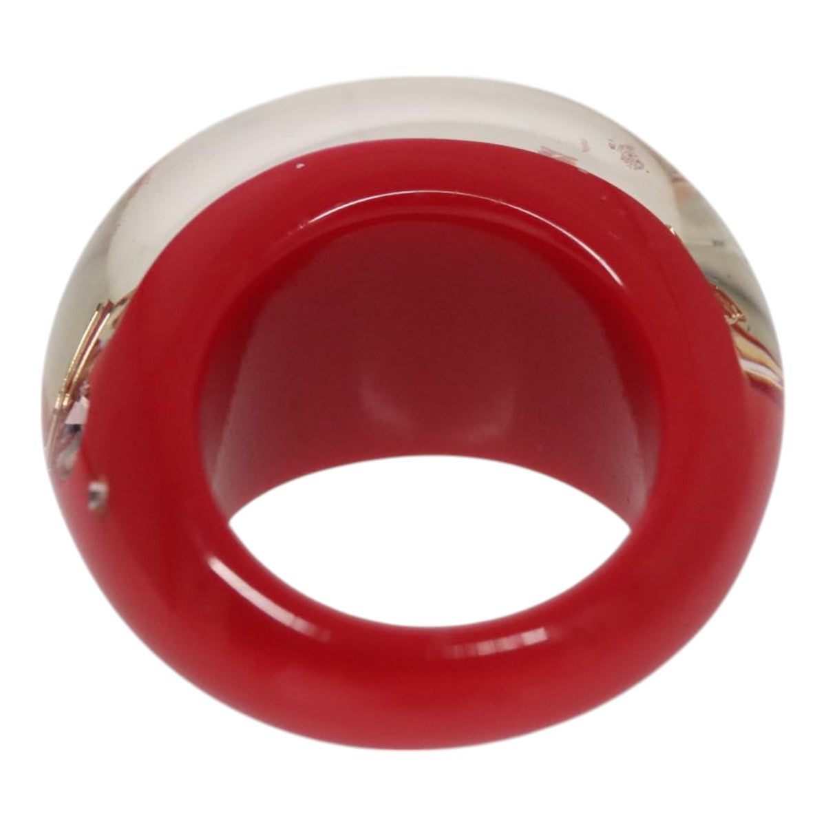 LOUIS VUITTON Uncle John Burgh Ring plastic Red LV ar13102