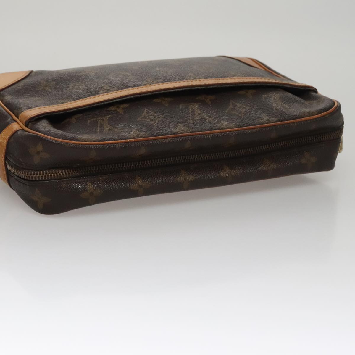 LOUIS VUITTON Monogram Compiegne 28 Clutch Bag M51845 LV ar13144