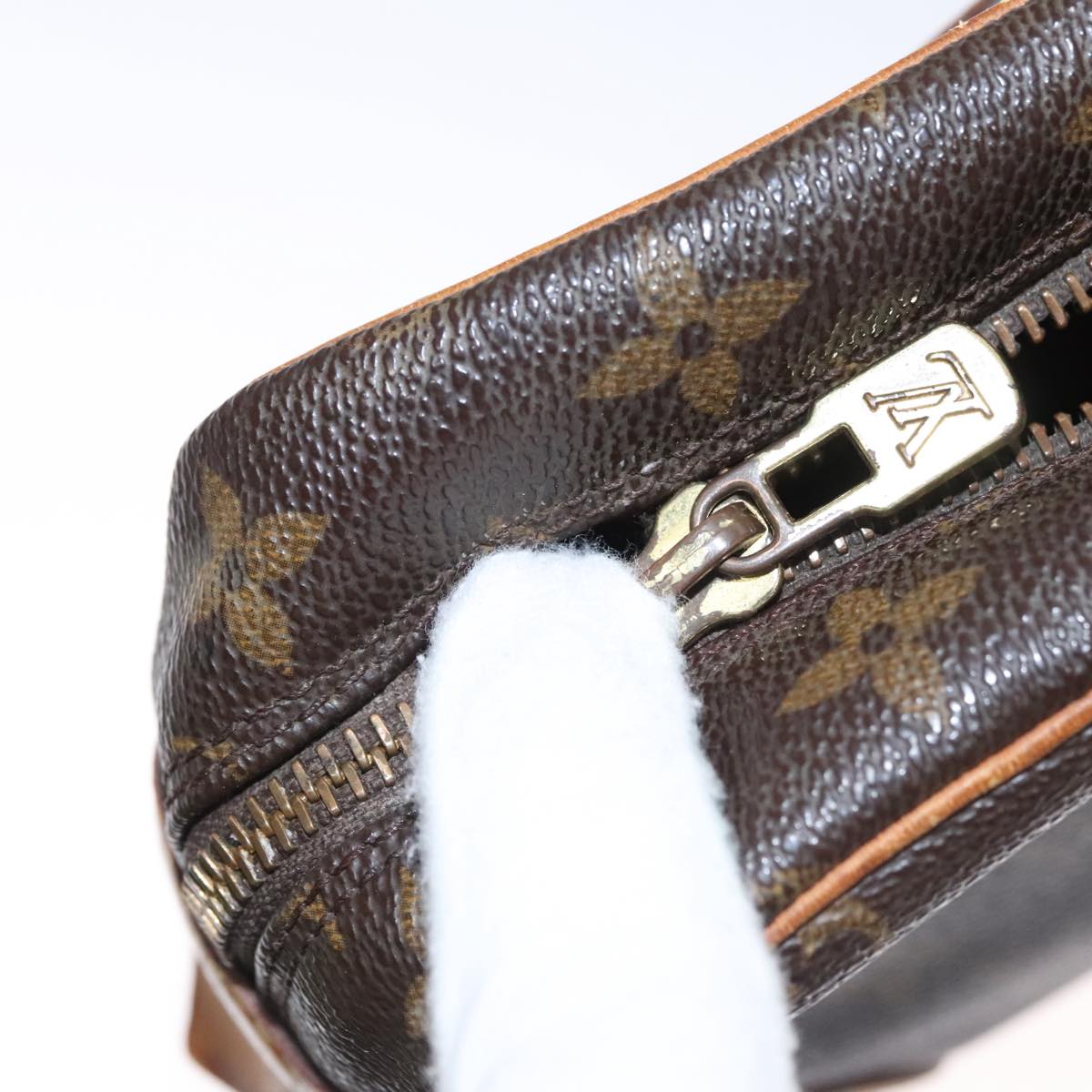 LOUIS VUITTON Monogram Compiegne 28 Clutch Bag M51845 LV ar13144
