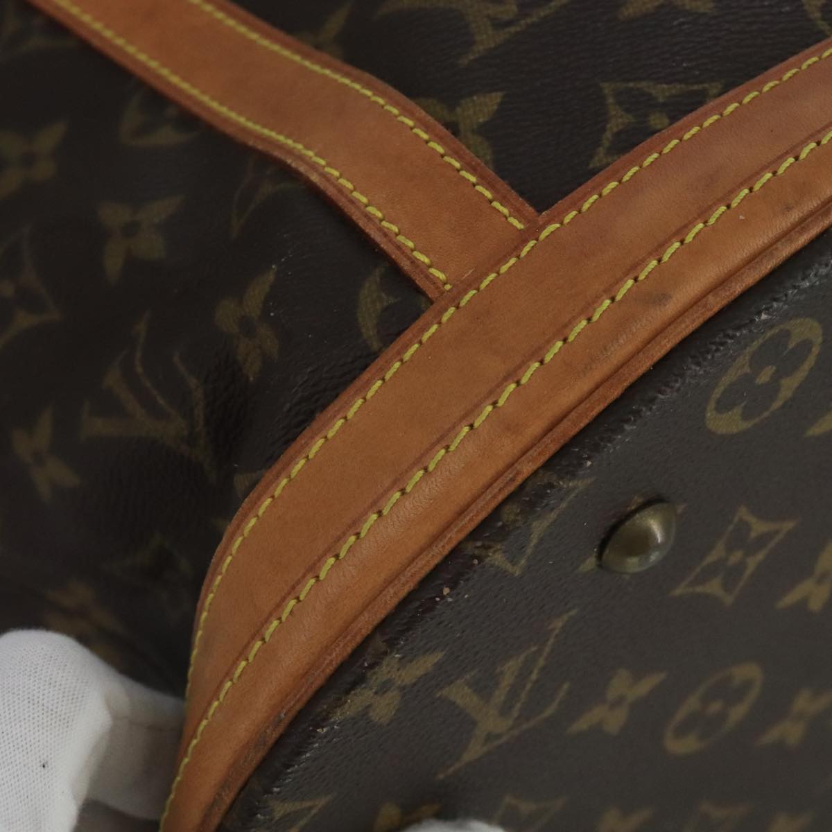 LOUIS VUITTON Monogram Bucket GM Shoulder Bag M42236 LV ar13170